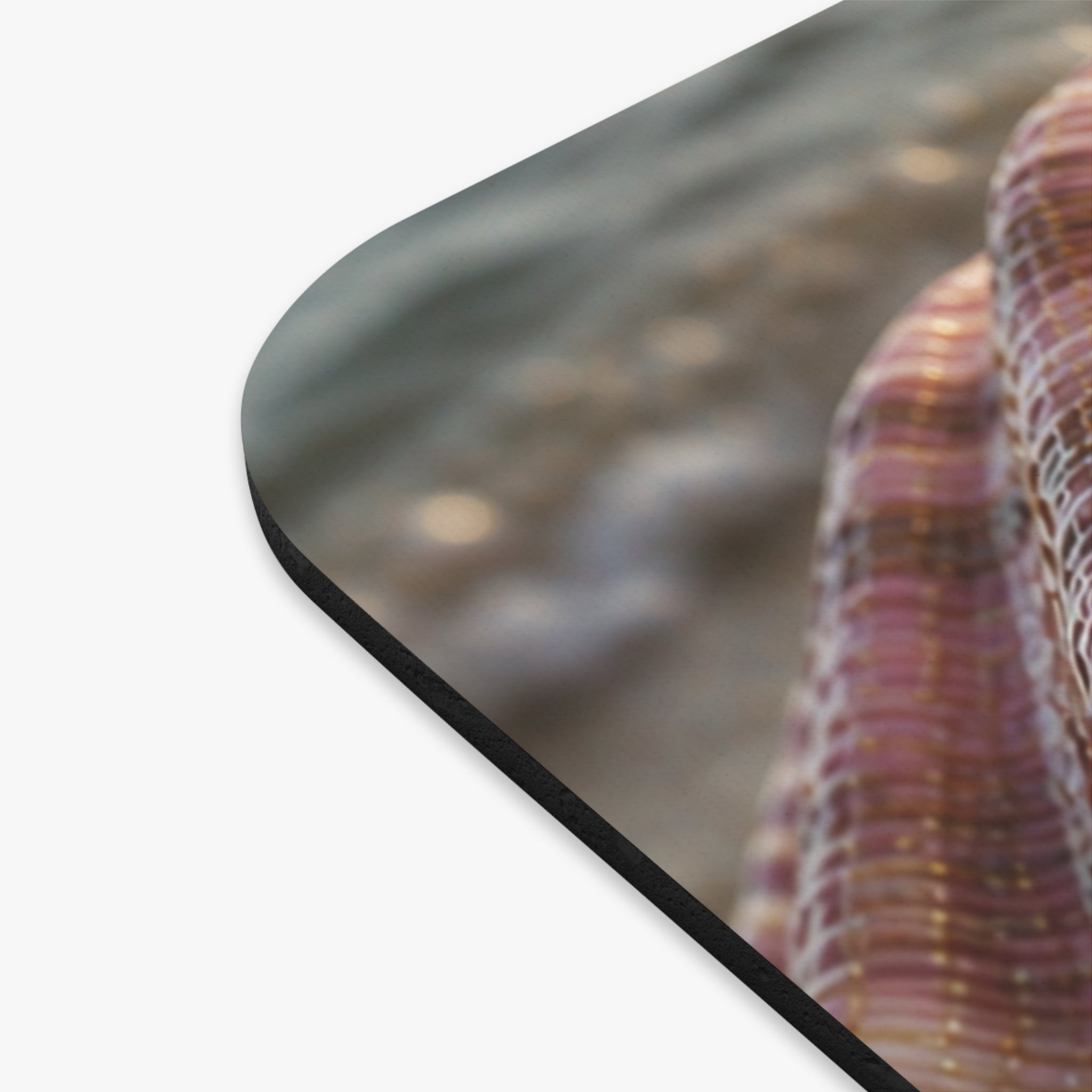 Seashell Pearl Mouse Pad – Coastal Beach Vibes, Elegant Nautical Desk Mat