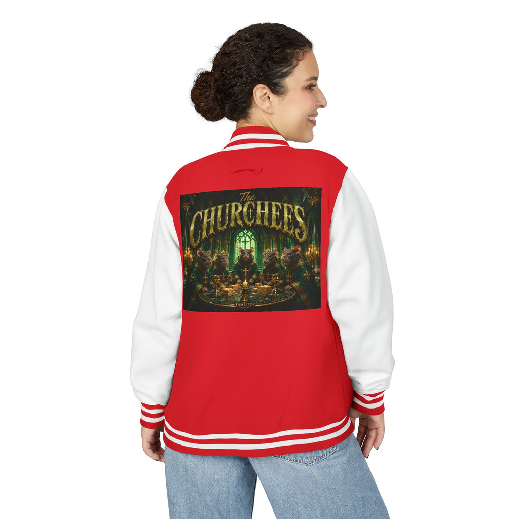 Letterman Jacket — The Churchers Band Logo Varsity Jacket
