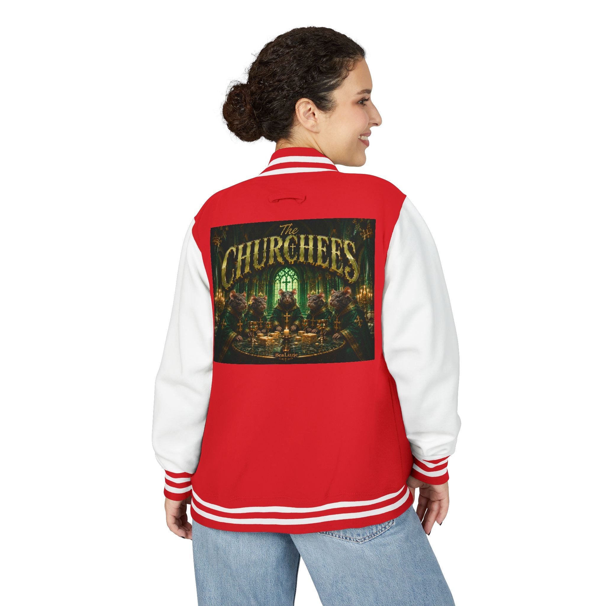 Letterman Jacket — The Churchers Band Logo Varsity Jacket