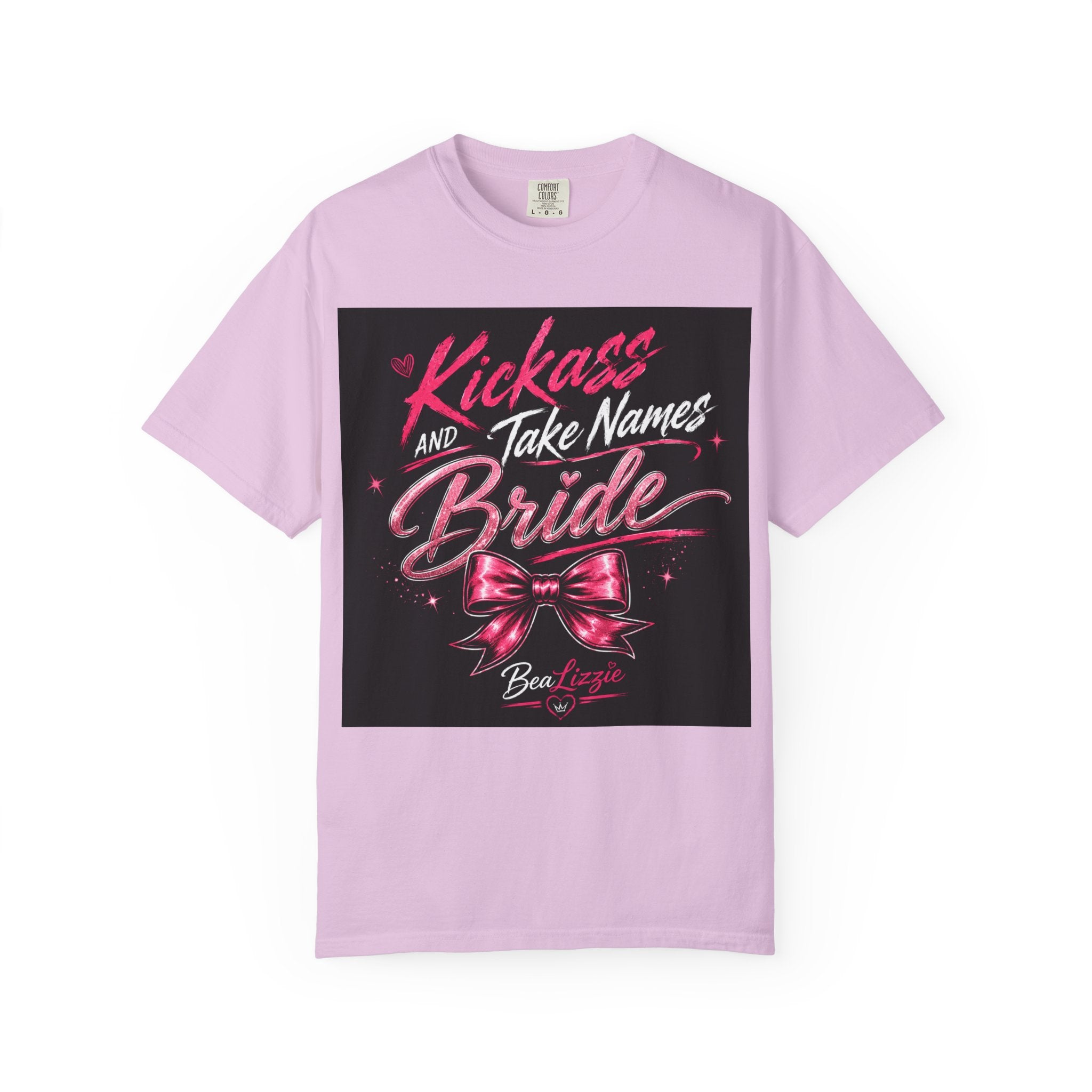 Bride 'Kick Ass and Take Names' Graphic Tee — Bachelorette Party Shirt