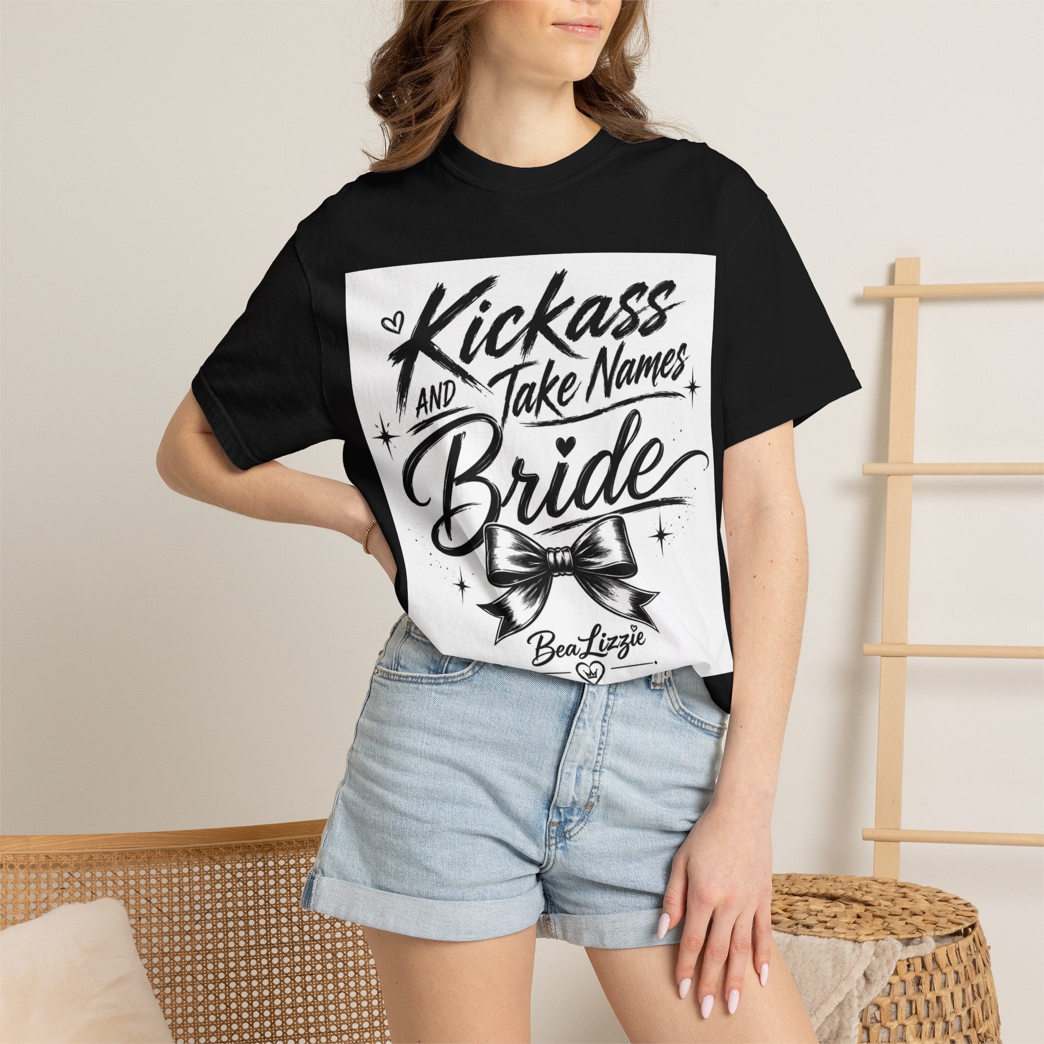 Bride T-Shirt — "Kickass and Take Names" Bachelorette Tee