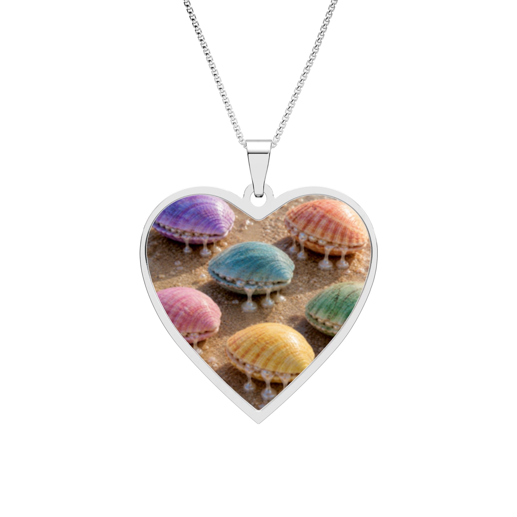 Heart Frame Photo Pendant