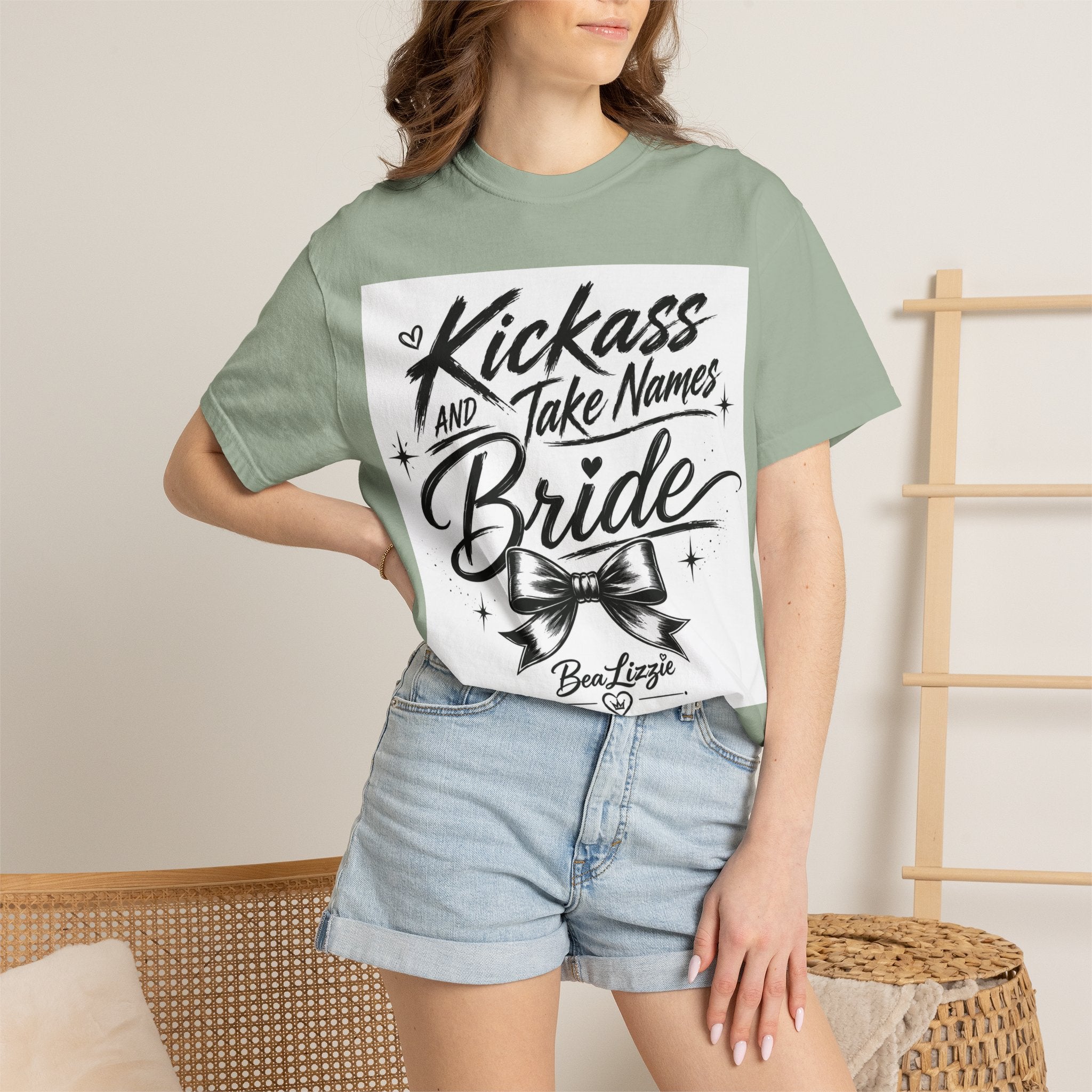 Bride T-Shirt — "Kickass and Take Names" Bachelorette Tee