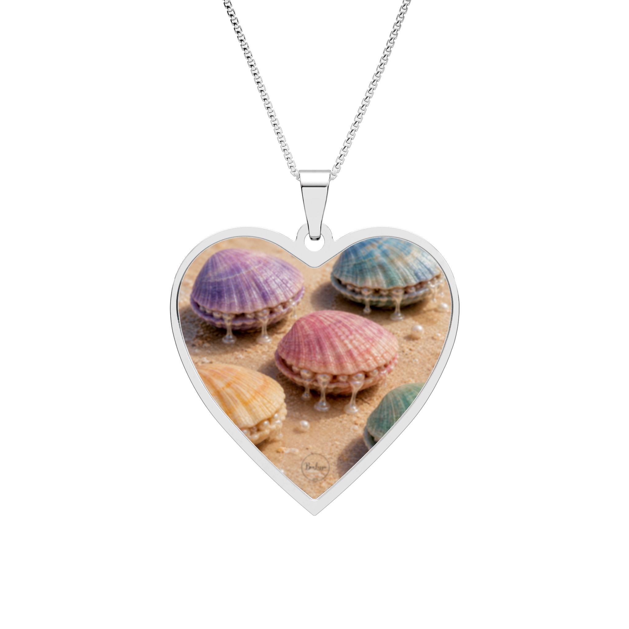 Heart Frame Photo Pendant