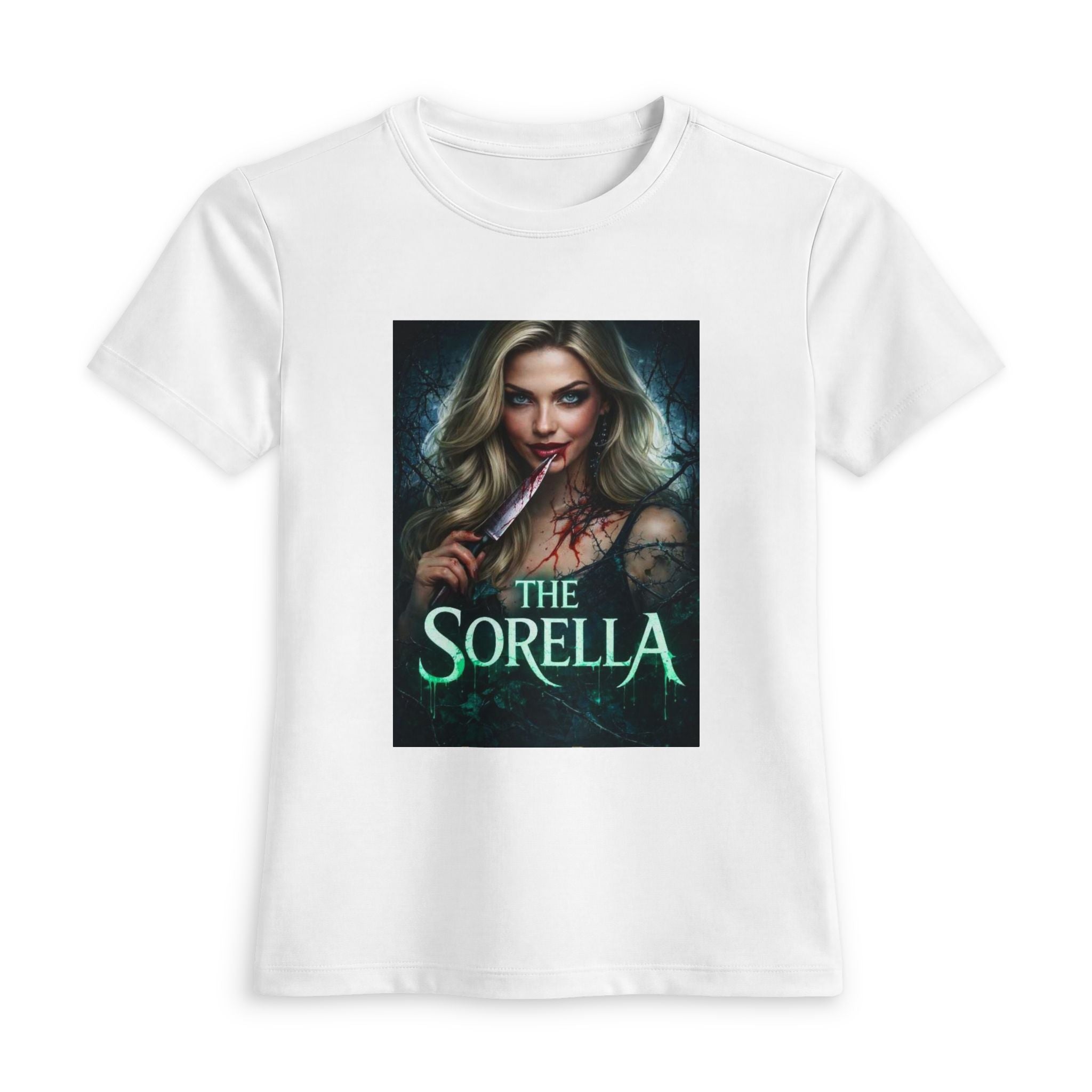 The Sorella Women's Tee – Gothic Vampire Book Cover Graphic Shirt