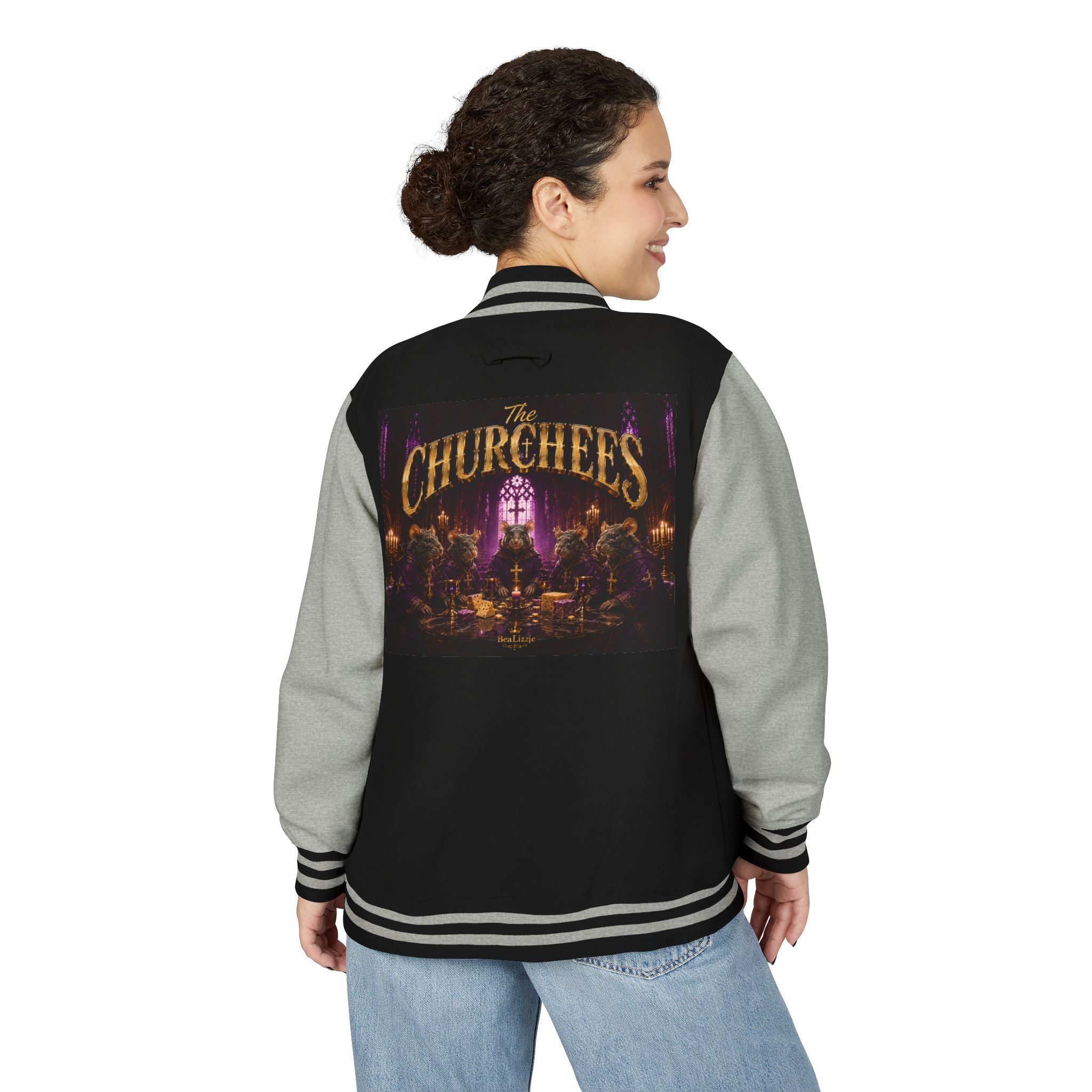 Letterman Jacket — The Churchchefs Band Logo Varsity Jacket
