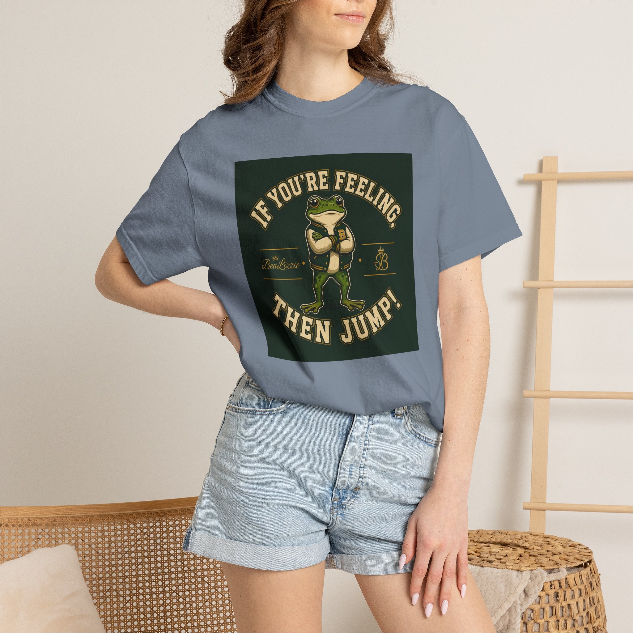 If You’re Feeling, Then Jump! Frog Graphic T-Shirt