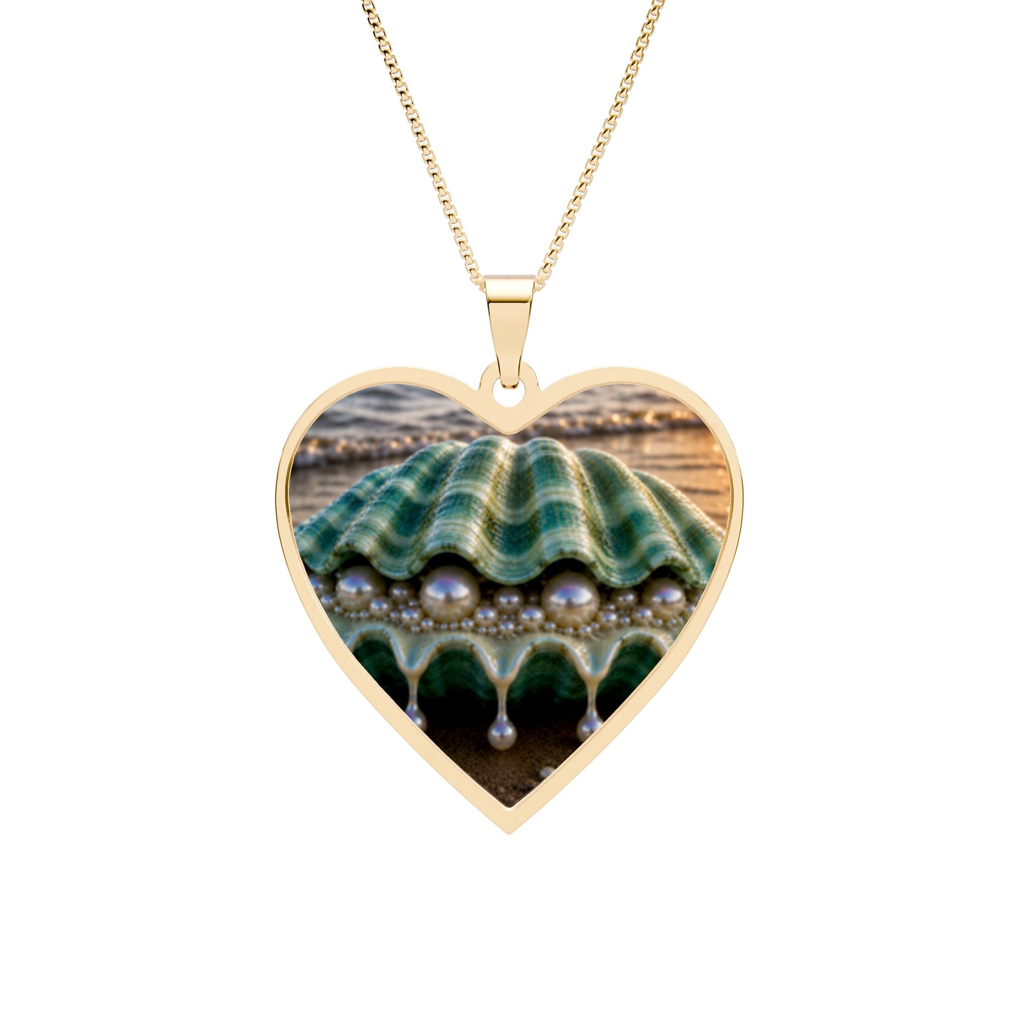 Heart Photo Pendant Necklace — Personalized Heart Frame Photo Locket