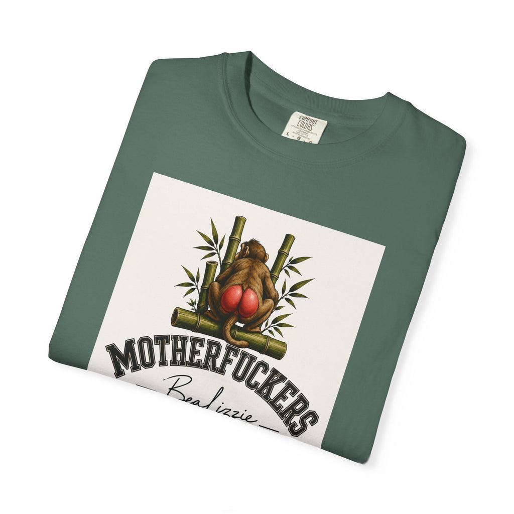 Motherfuckers Buddha Graphic T-Shirt — Retro Buddha & Bamboo Illustration Tee