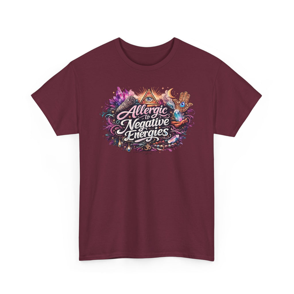 Allergic to Negative Energies T-Shirt — Positive Vibes Graphic Tee