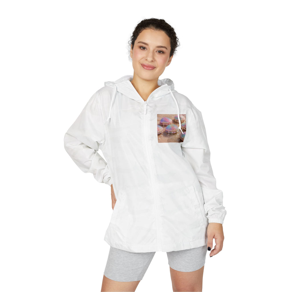 Donut Squad Windbreaker Jacket — Cute Pastel Donut Pocket Print