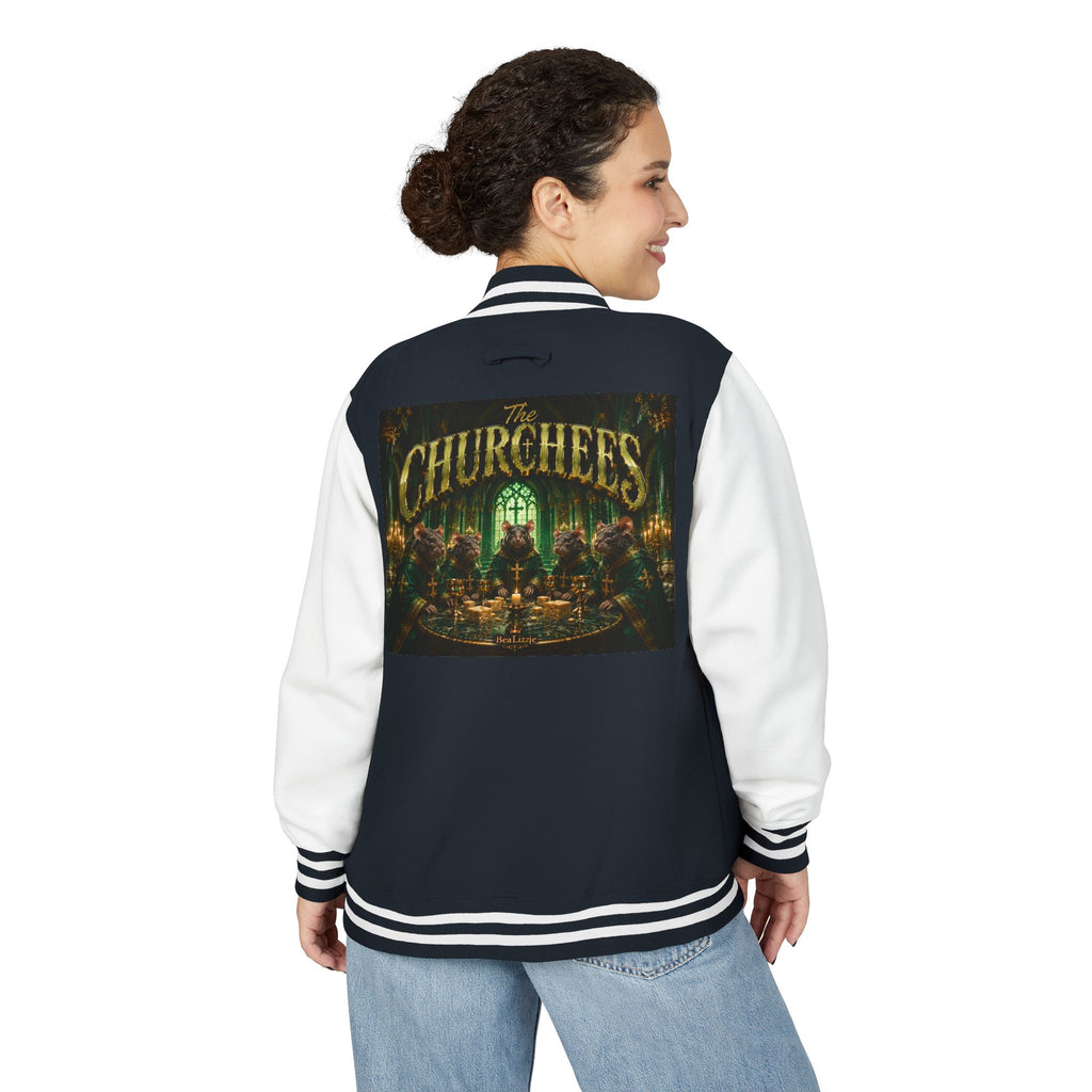 Letterman Jacket — The Churchers Band Logo Varsity Jacket