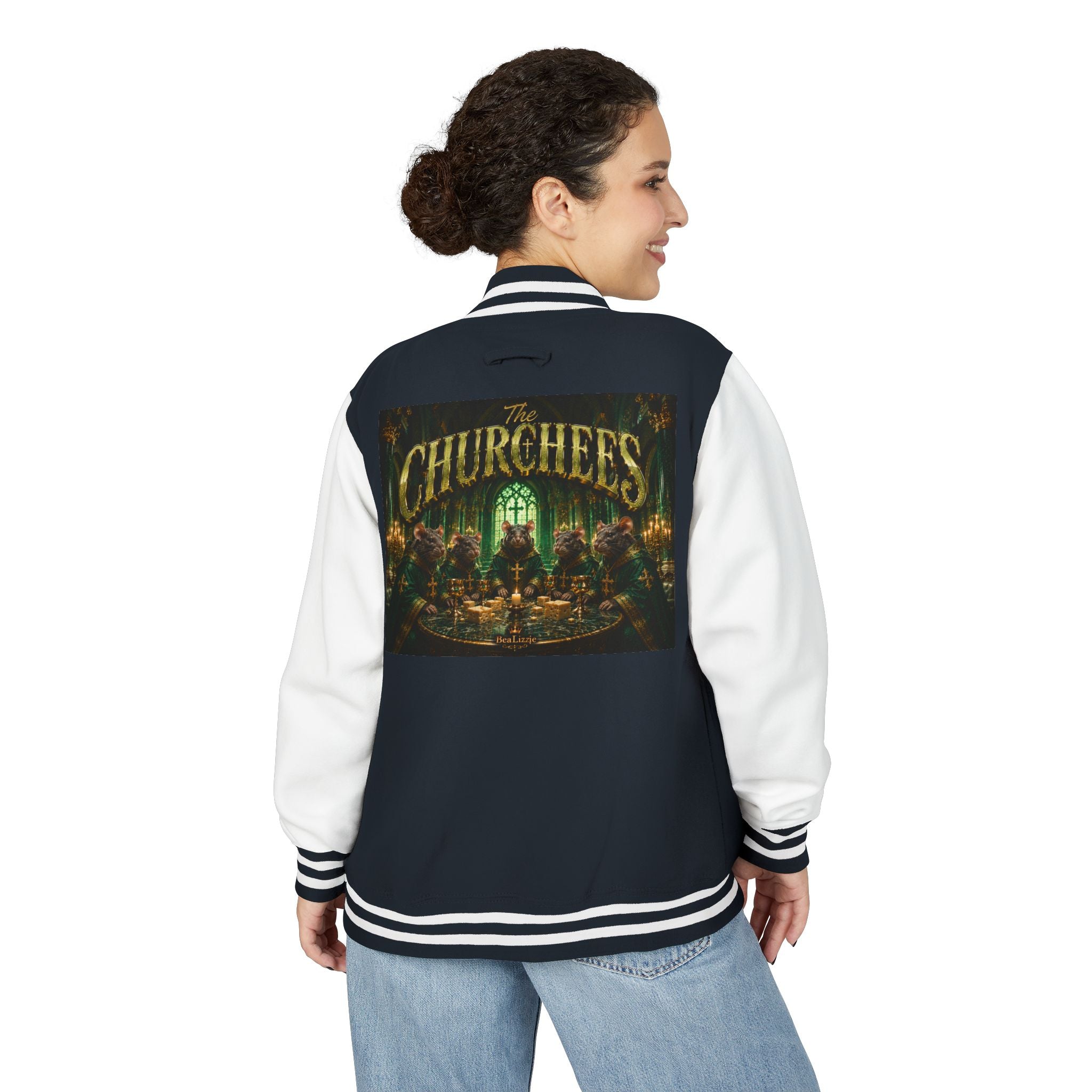 Letterman Jacket — The Churchers Band Logo Varsity Jacket