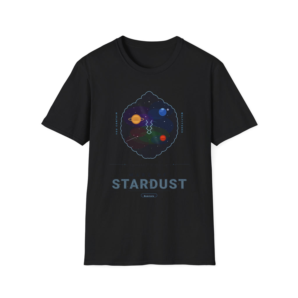 Galaxy Graphic T‑Shirt — 'Making Stardust' Cosmic Planet Tee