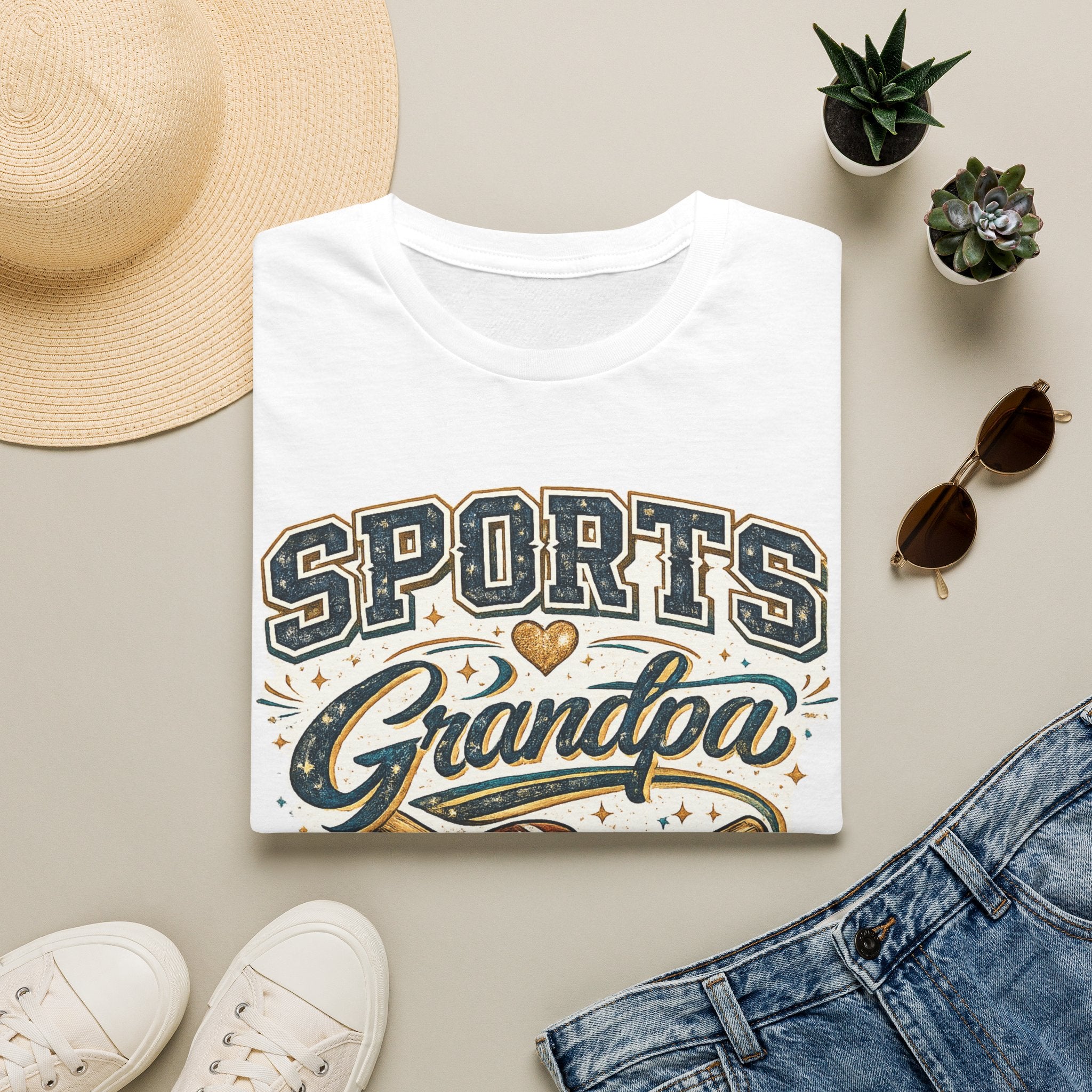 Sports Grandpa T-Shirt — Vintage Athletic Grandpa Gift