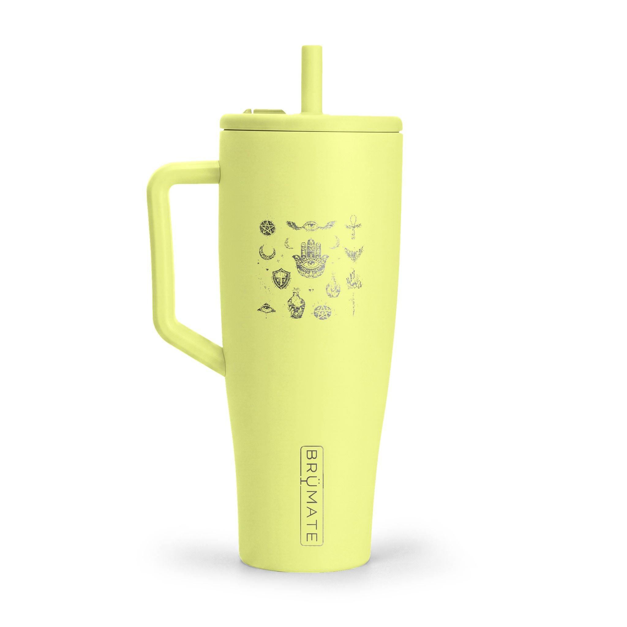 40oz Engraved Insulated Tumbler with Lid & Handle — Travel Mug for Work, Gym & Outdoors