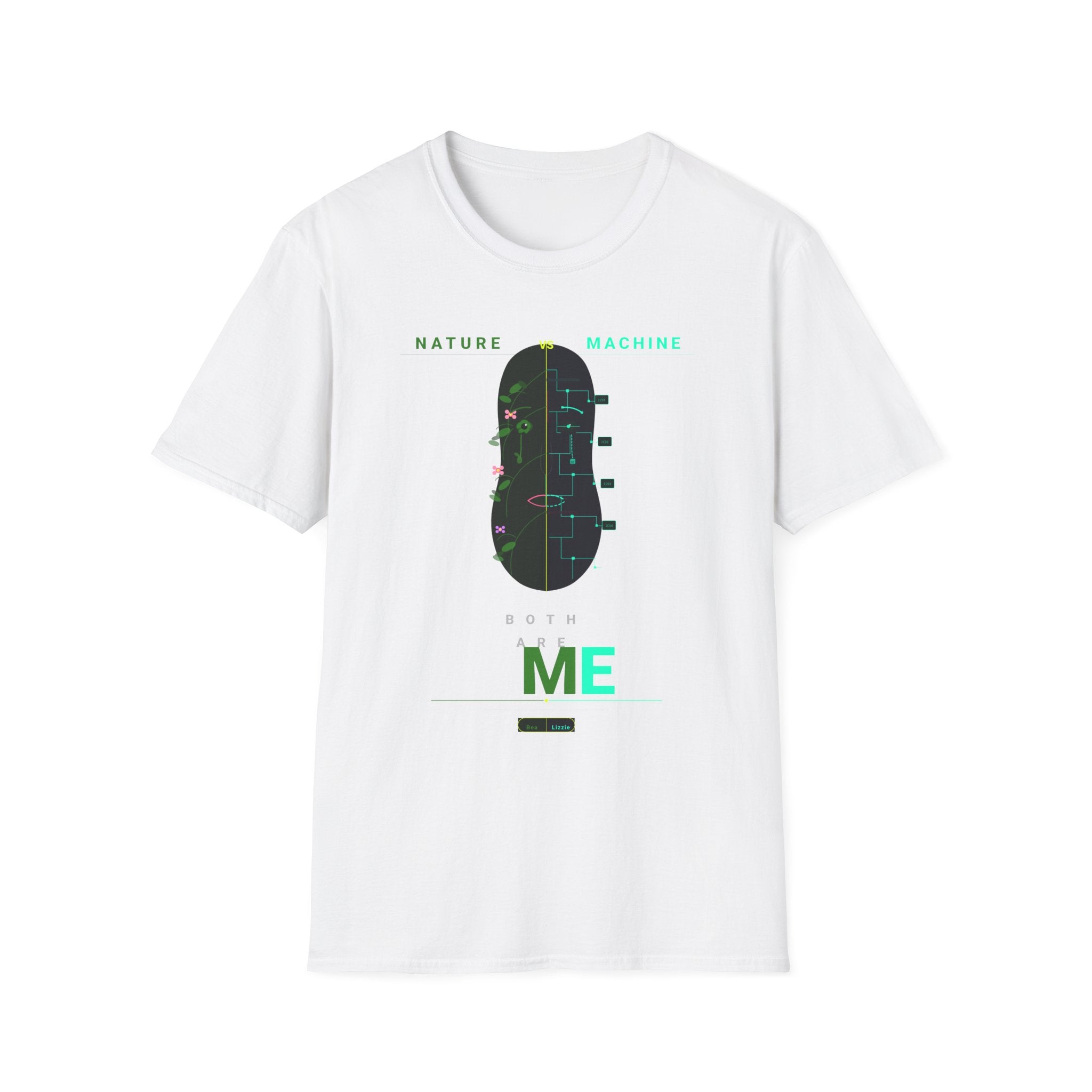 Nature Machine T-Shirt — Eco Tech Graphic Tee