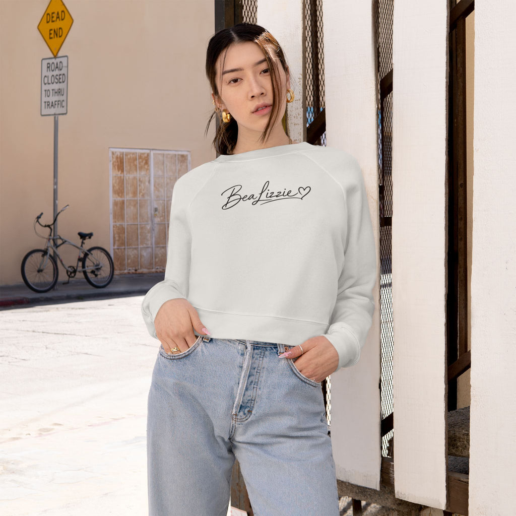 Cropped Pullover  'BeaLizzie' Fleece Sweatshirt