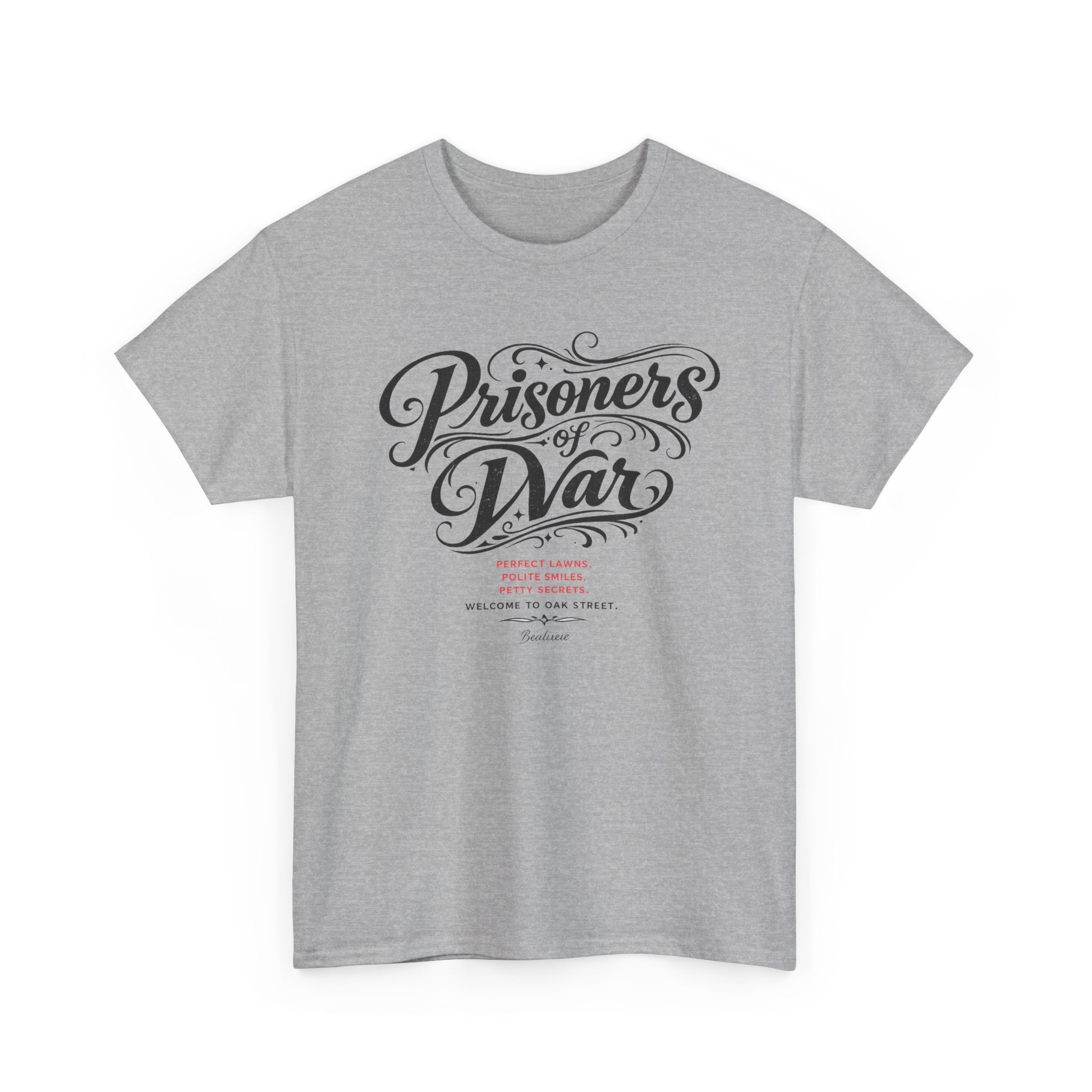 T‑Shirt — "Prisoners of War" Script Tee | Veterans, Memorial & Military Tribute Shirt