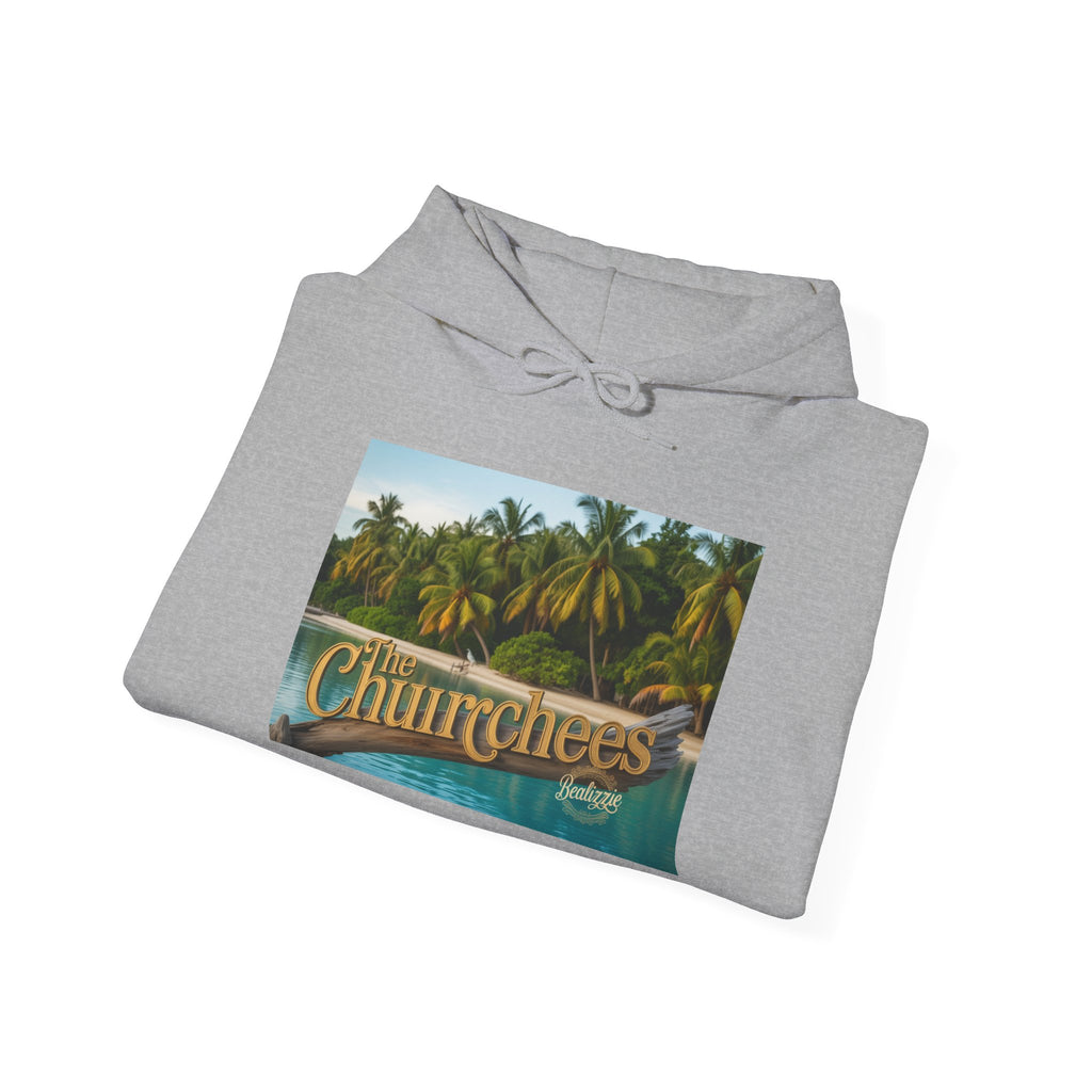 Sweat à capuche Churrchees Tropical Palm — Sweat-shirt rétro motif plage