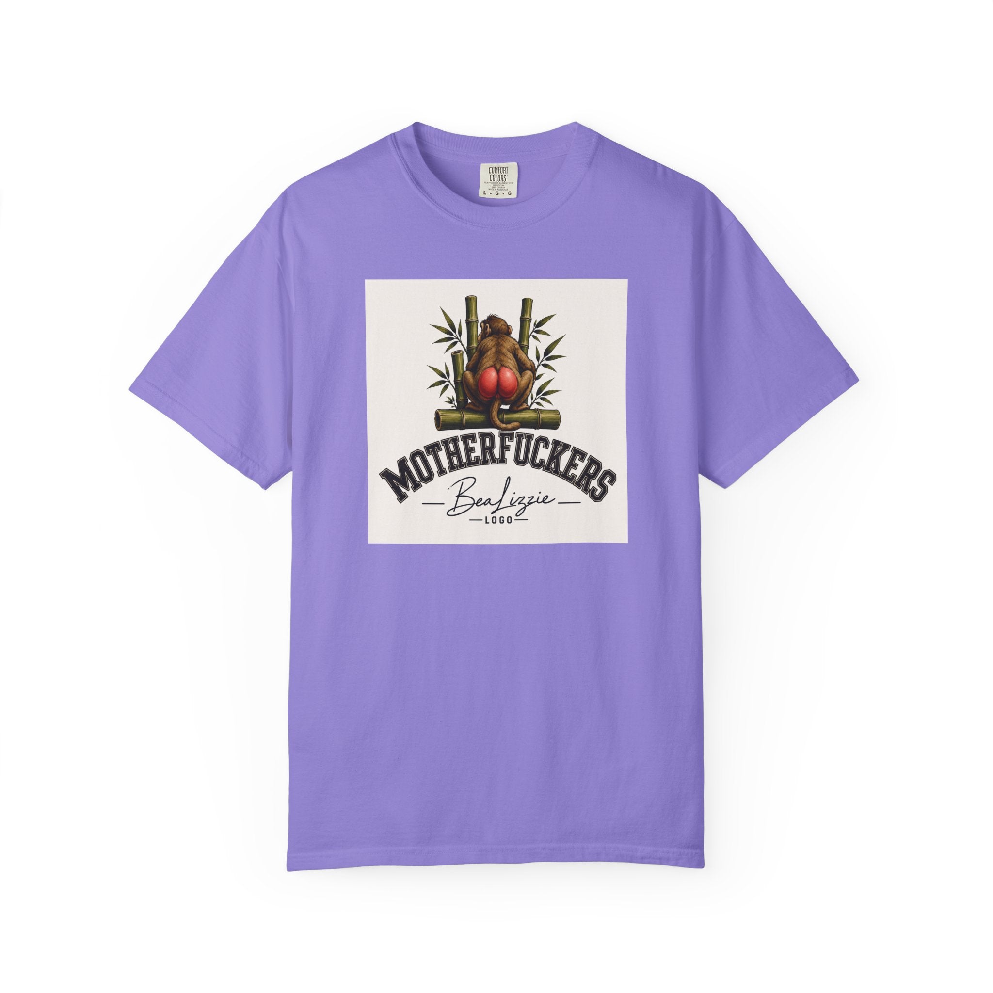 Motherfuckers Buddha Graphic T-Shirt — Retro Buddha & Bamboo Illustration Tee