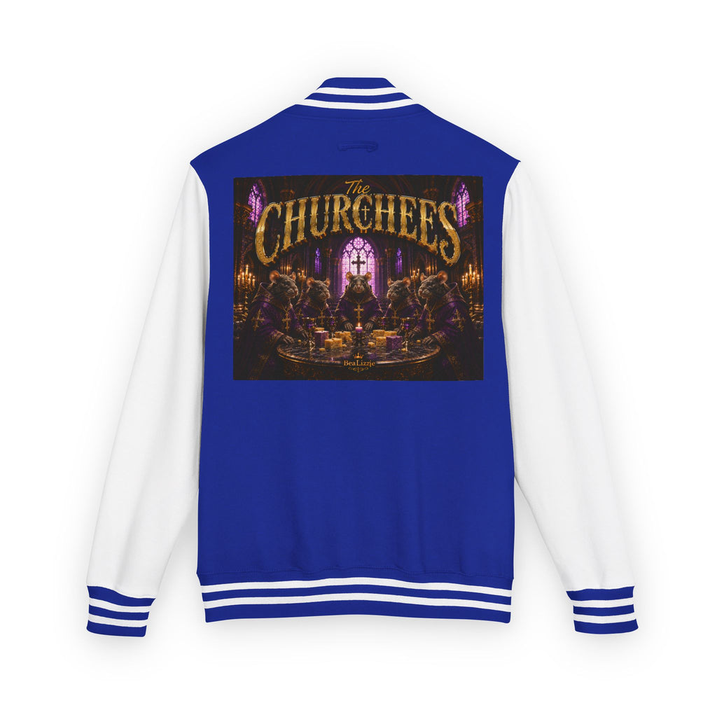 Letterman Jacket — The Churchees Gothic Band Varsity Jacket