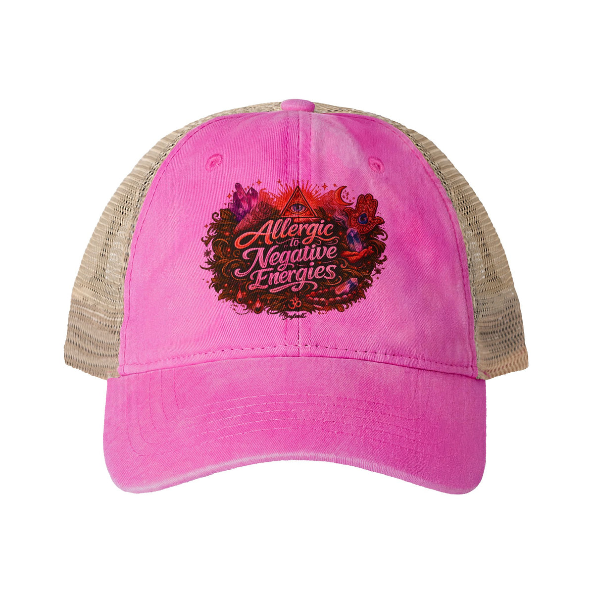 Women's Washed Mesh-Back Cap