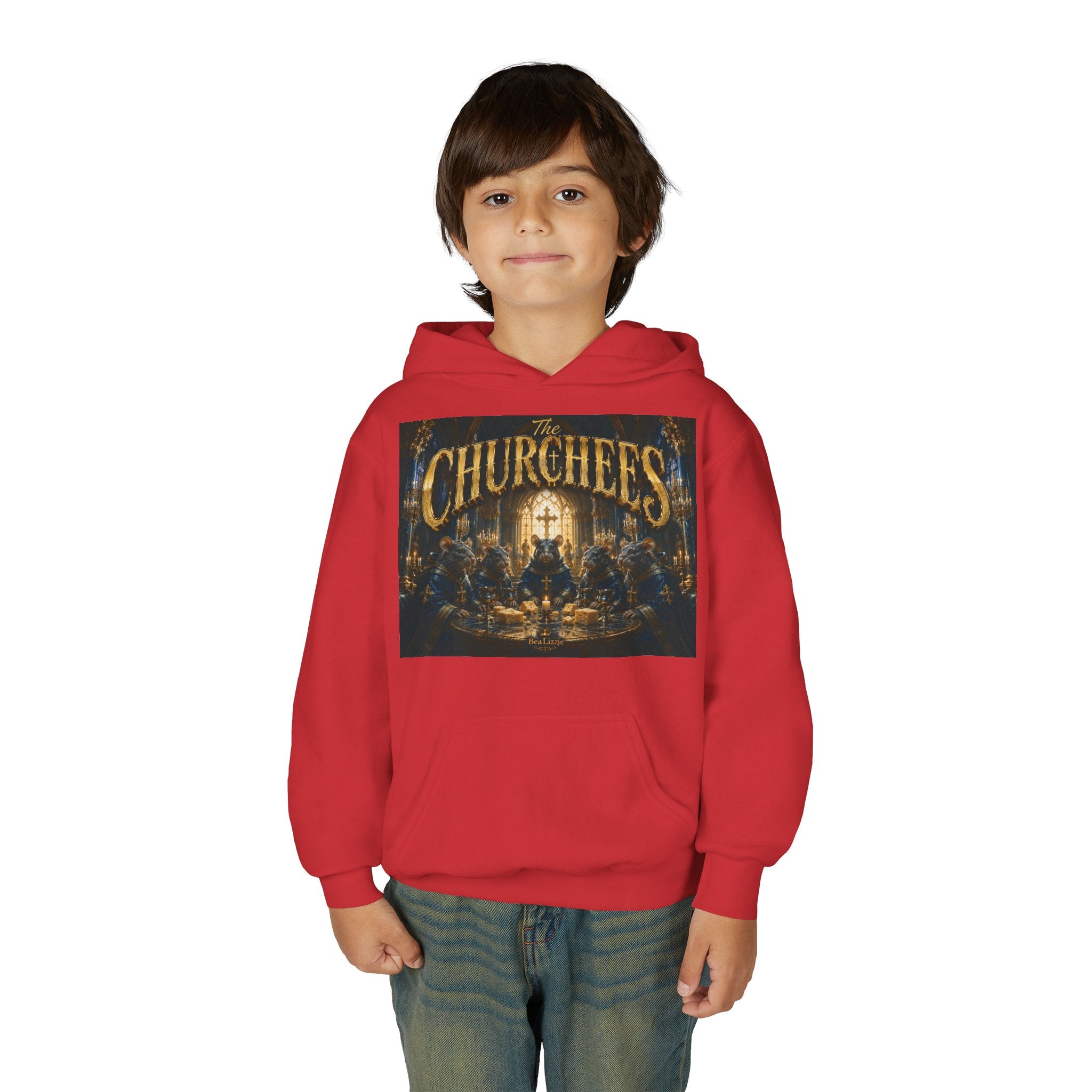 Sweat à capuche enfant – Sweat-shirt à motif « CHURCHEES »