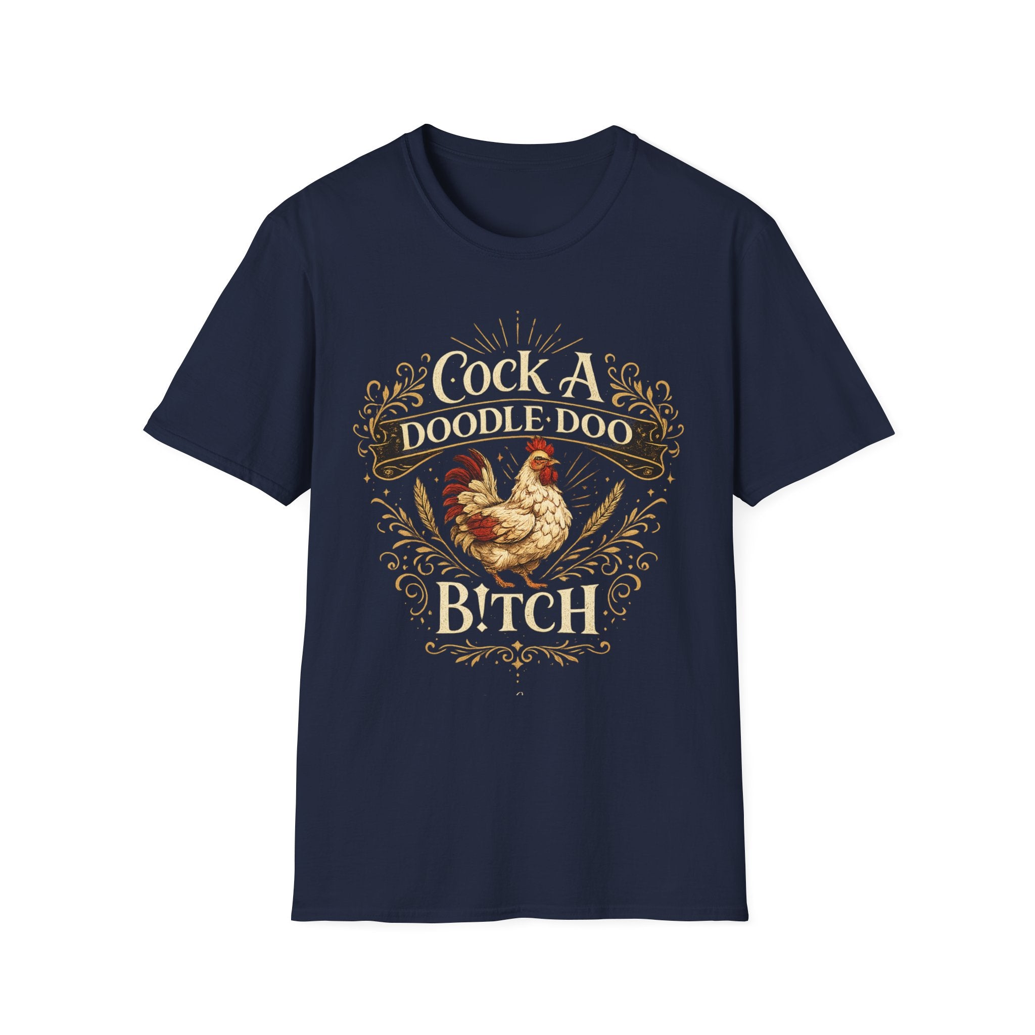 Cock A Doodle Doo T-Shirt — Funny Rooster Farmyard Graphic Tee