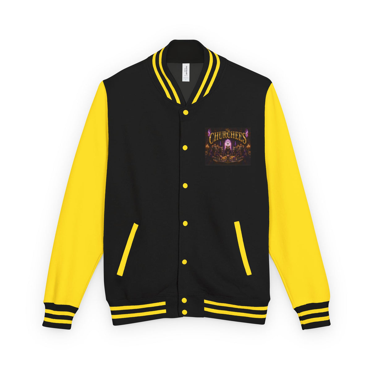 Letterman Jacket — The Churchees Gothic Band Varsity Jacket