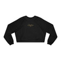 Cropped Fleece Pullover Elegant "BeaLizzie" Women's Crop Sweatshirt