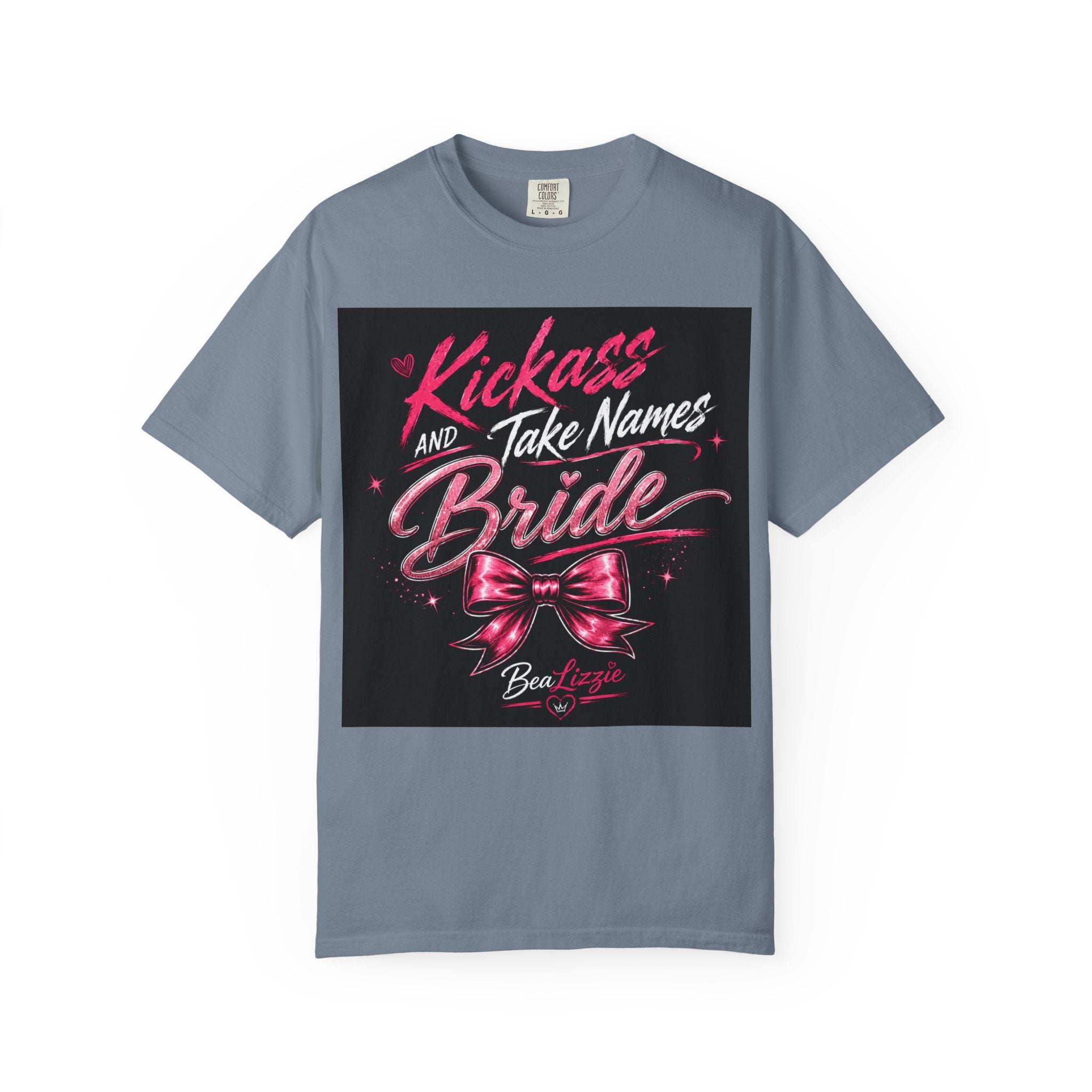 Bride 'Kick Ass and Take Names' Graphic Tee — Bachelorette Party Shirt