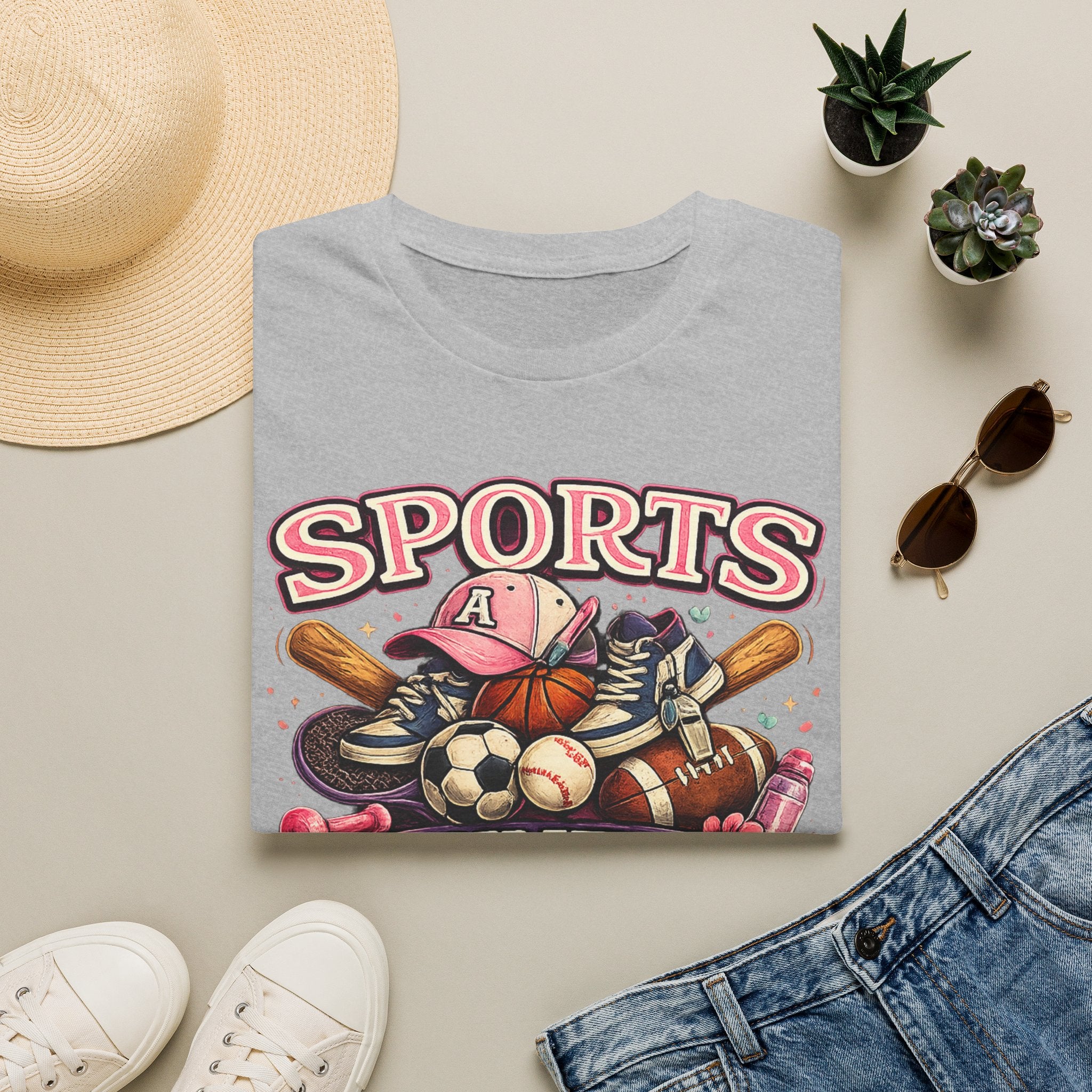 Sports Auntie T-Shirt — Proud Athletic Aunt Graphic Tee