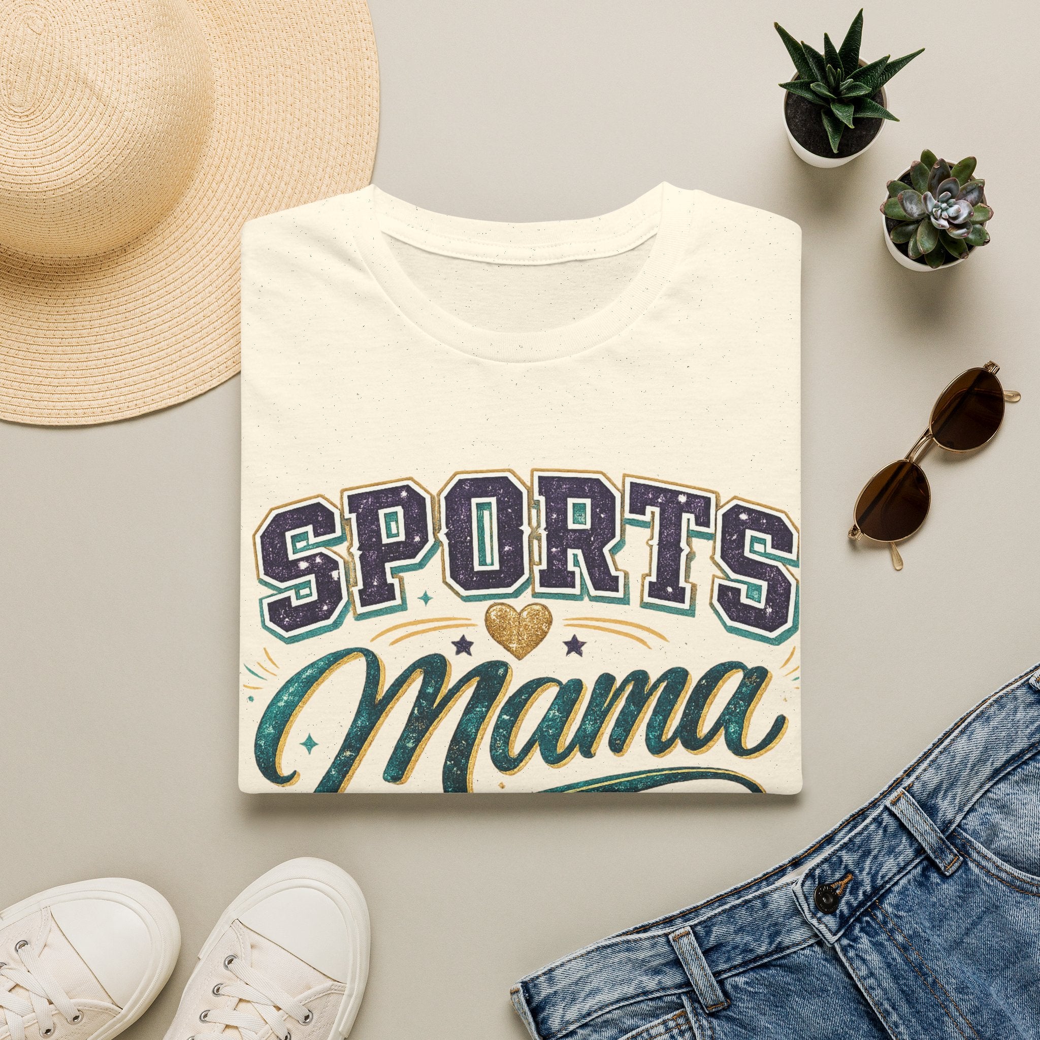 Sports Mama T-Shirt — Athletic Mom Graphic Tee