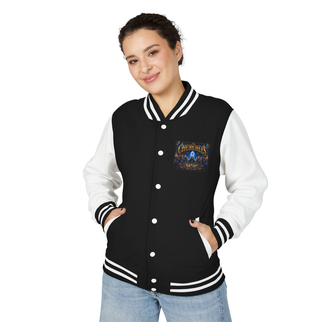 The Churchees Logo Letterman Jacket — Retro Band Varsity Jacket