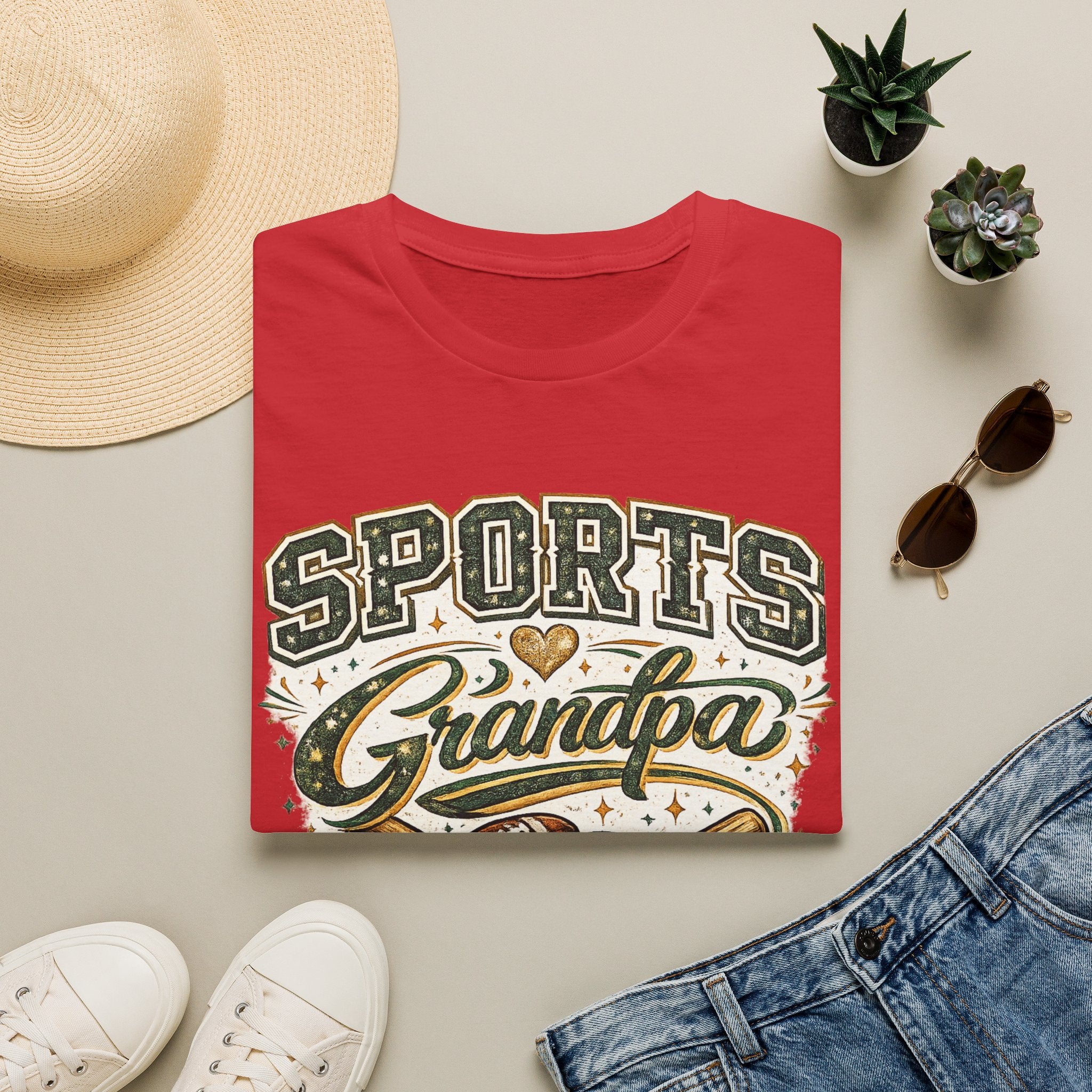 Sports Grandpa T-Shirt — Vintage Athletic Grandpa Gift