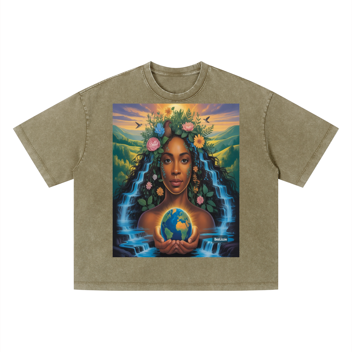 Unisex Vintage Washed Boxy T-Shirt