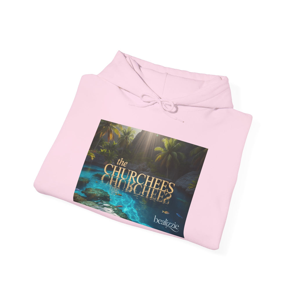 Sweat à capuche — Sweat à capuche graphique The Churchbees Tropical Night