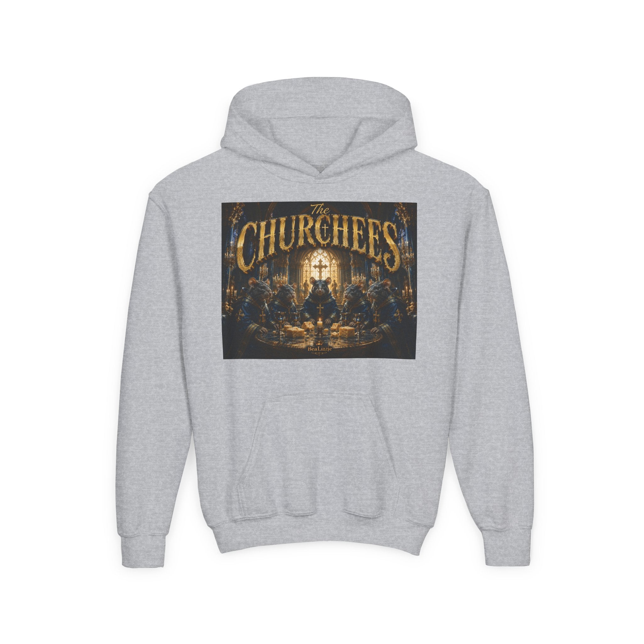 Youth Hoodie — 'CHURCHEES' Graphic Sweatshirt