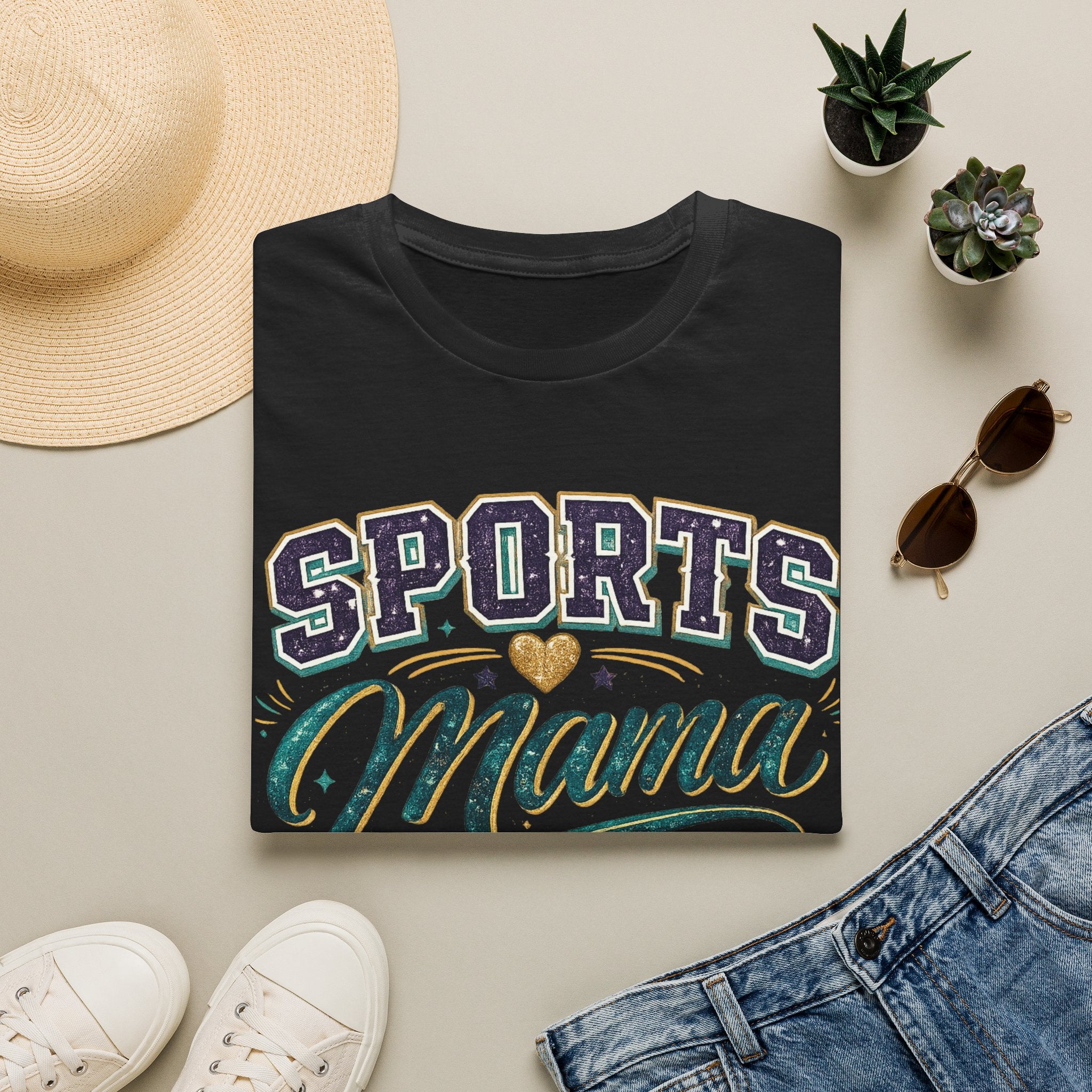 Sports Mama T-Shirt — Athletic Mom Graphic Tee