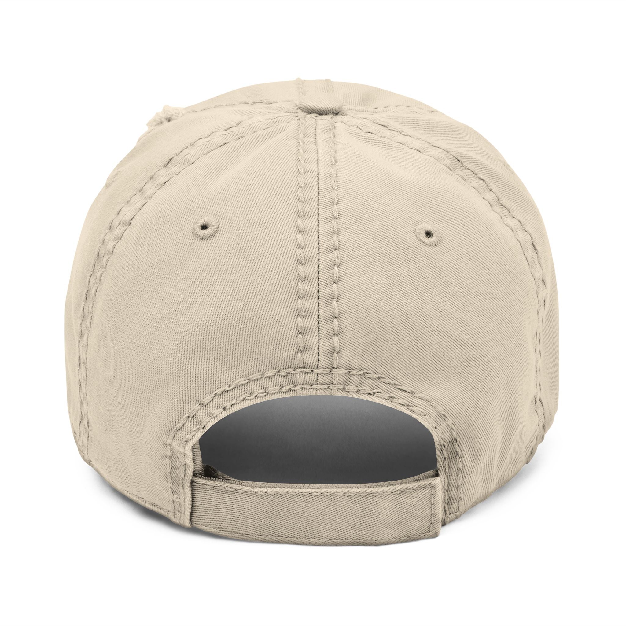 Distressed Embroidered 'Green Bloods' Dad Hat