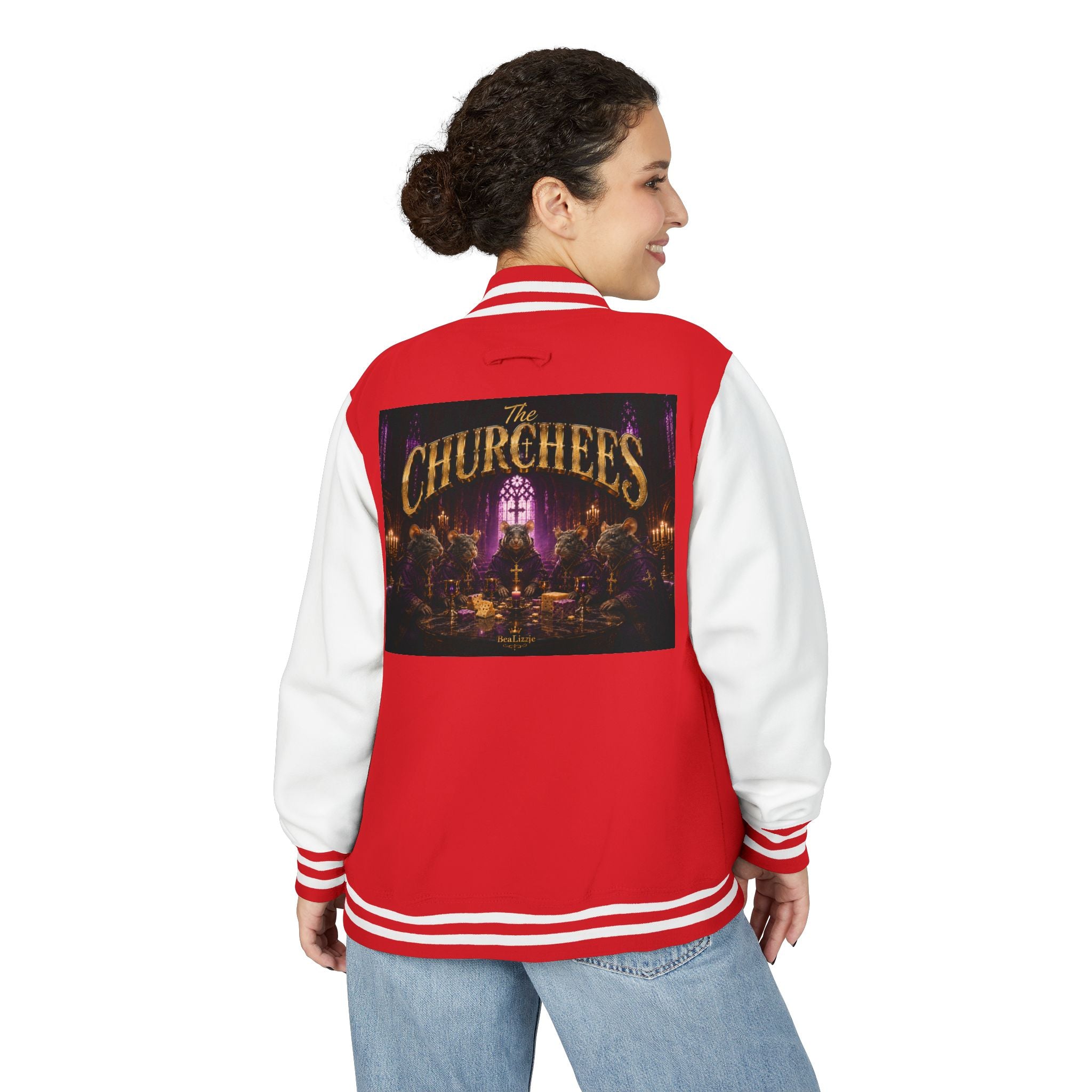 Letterman Jacket — The Churchchefs Band Logo Varsity Jacket