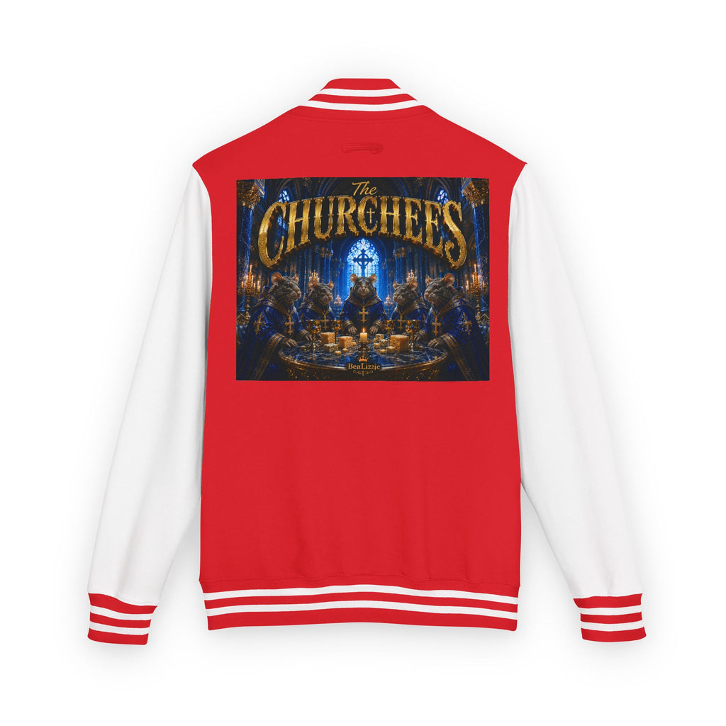 The Churchees Logo Letterman Jacket — Retro Band Varsity Jacket