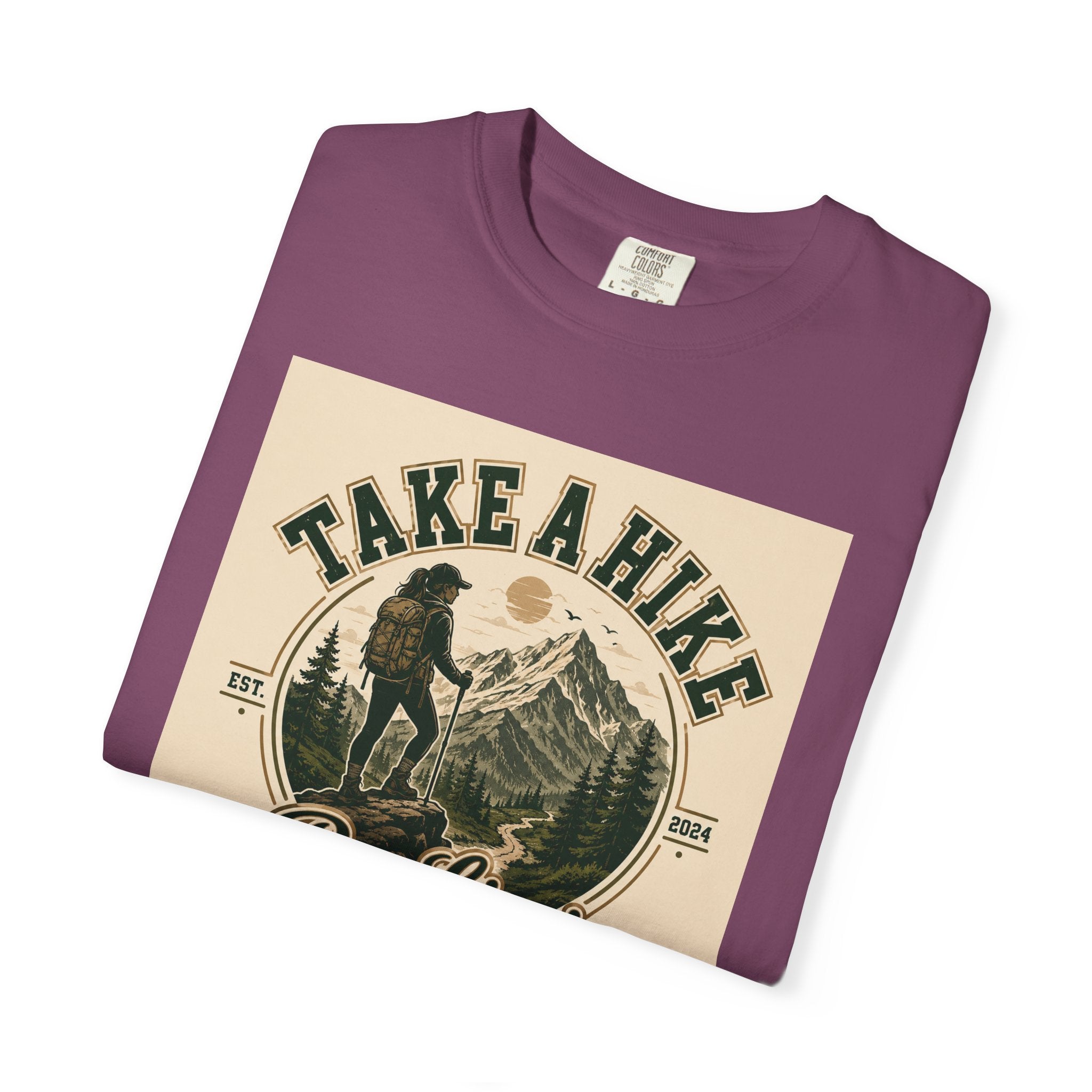 Take A Hike Graphic T-Shirt — Vintage Mountain Hiking Tee