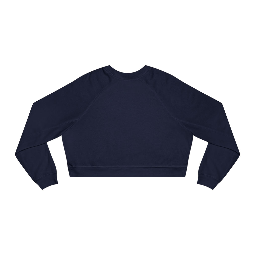 Cropped Fleece Pullover Elegant "BeaLizzie" Women's Crop Sweatshirt