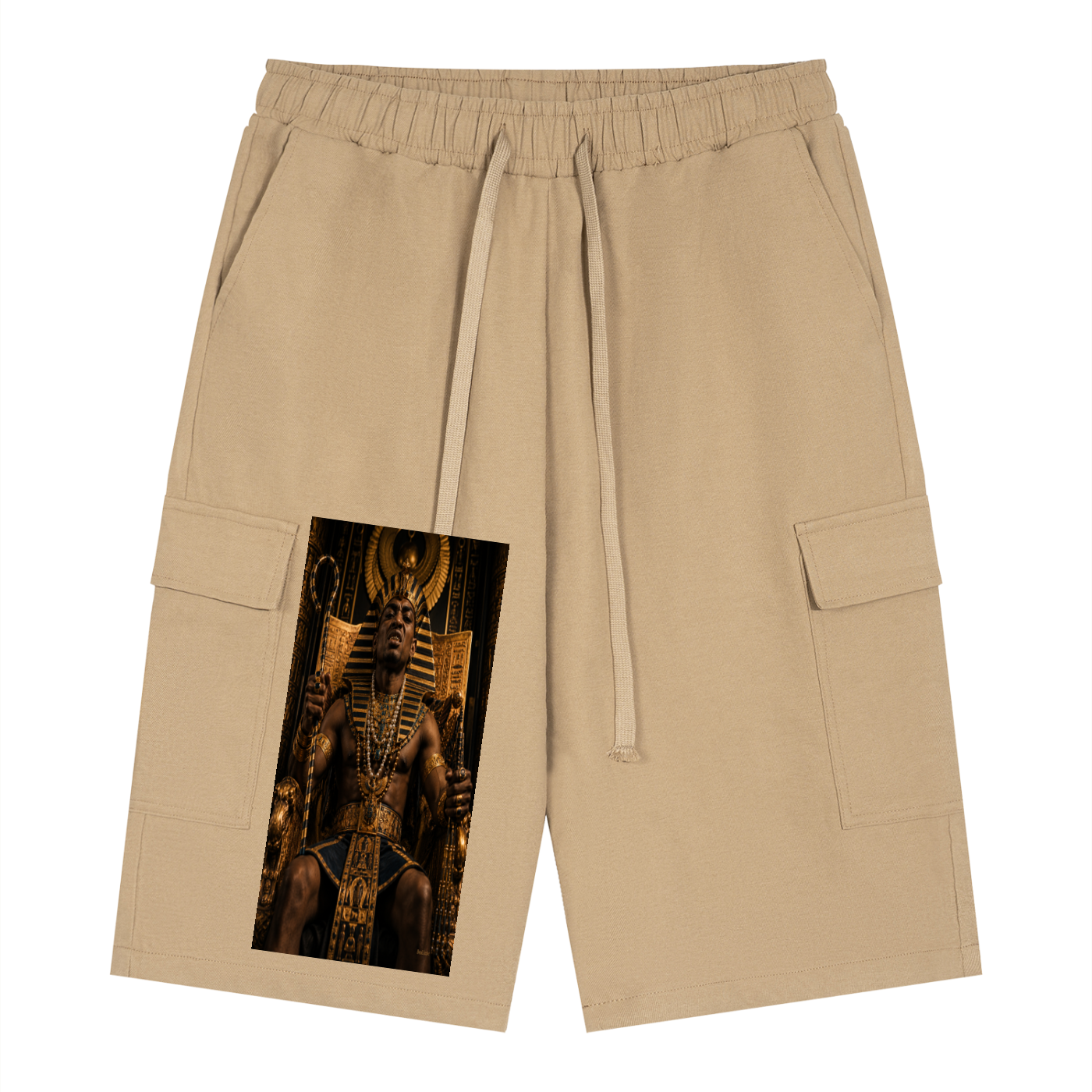 Unisex Drawstring Cargo Shorts