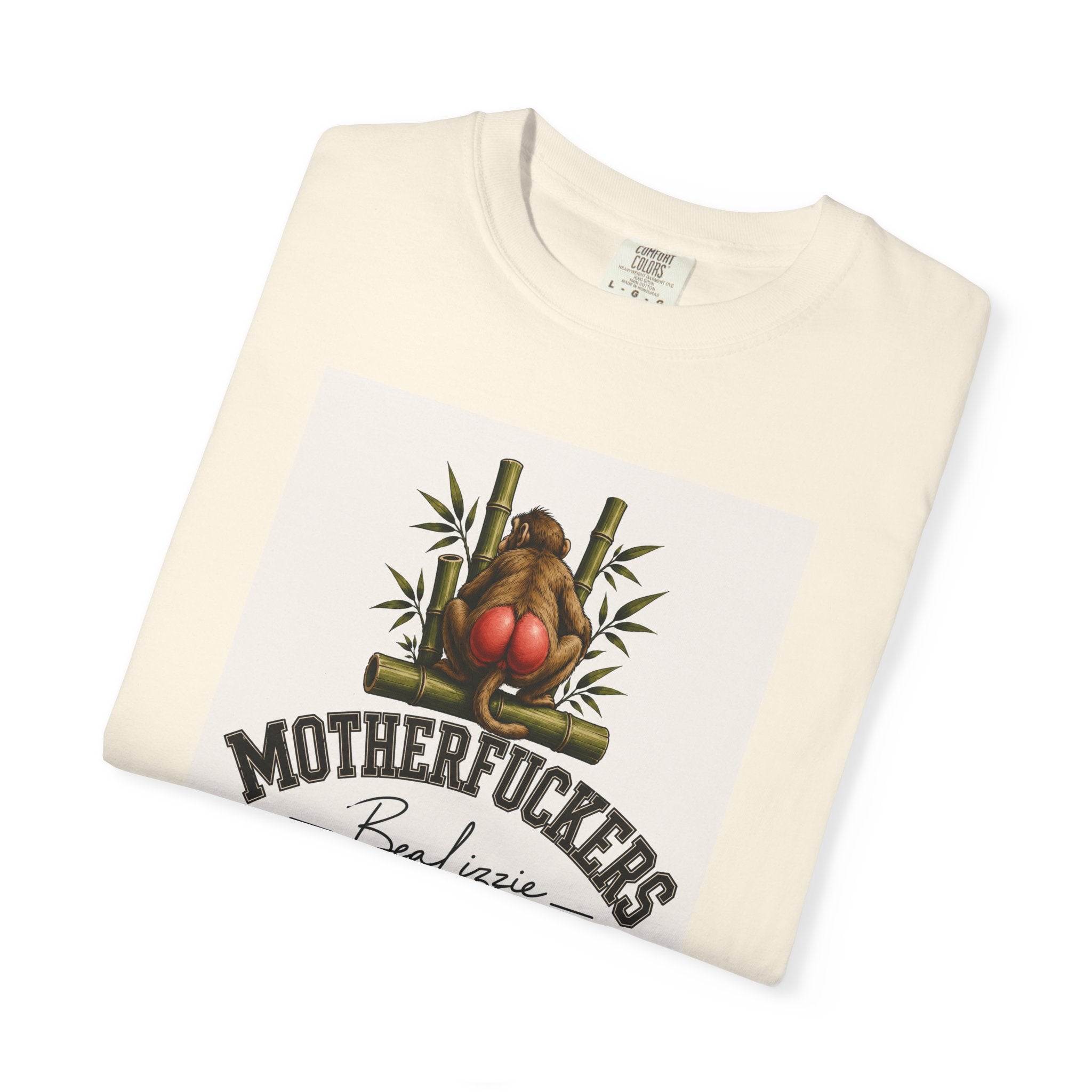 Motherfuckers Buddha Graphic T-Shirt — Retro Buddha & Bamboo Illustration Tee