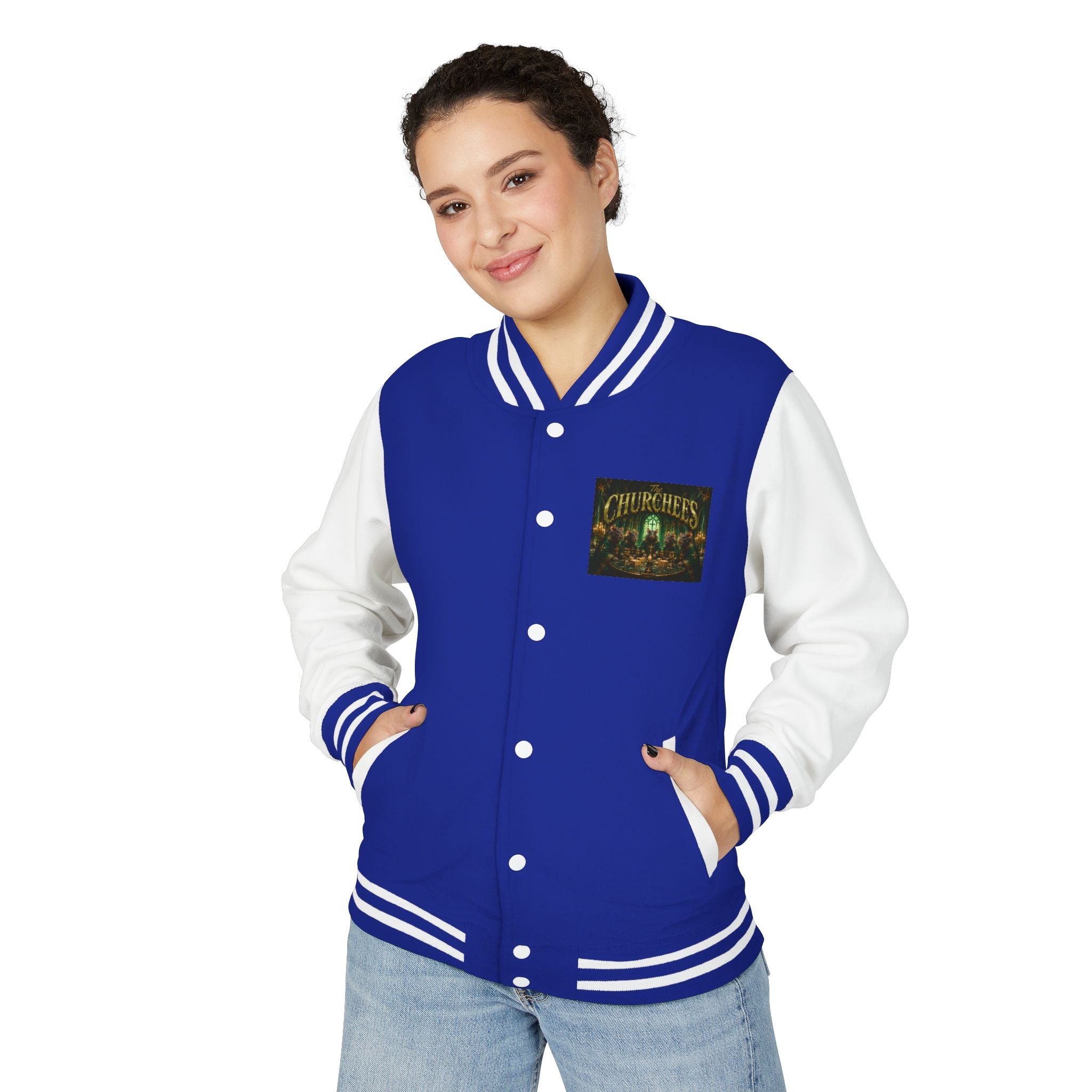 Letterman Jacket — The Churchers Band Logo Varsity Jacket