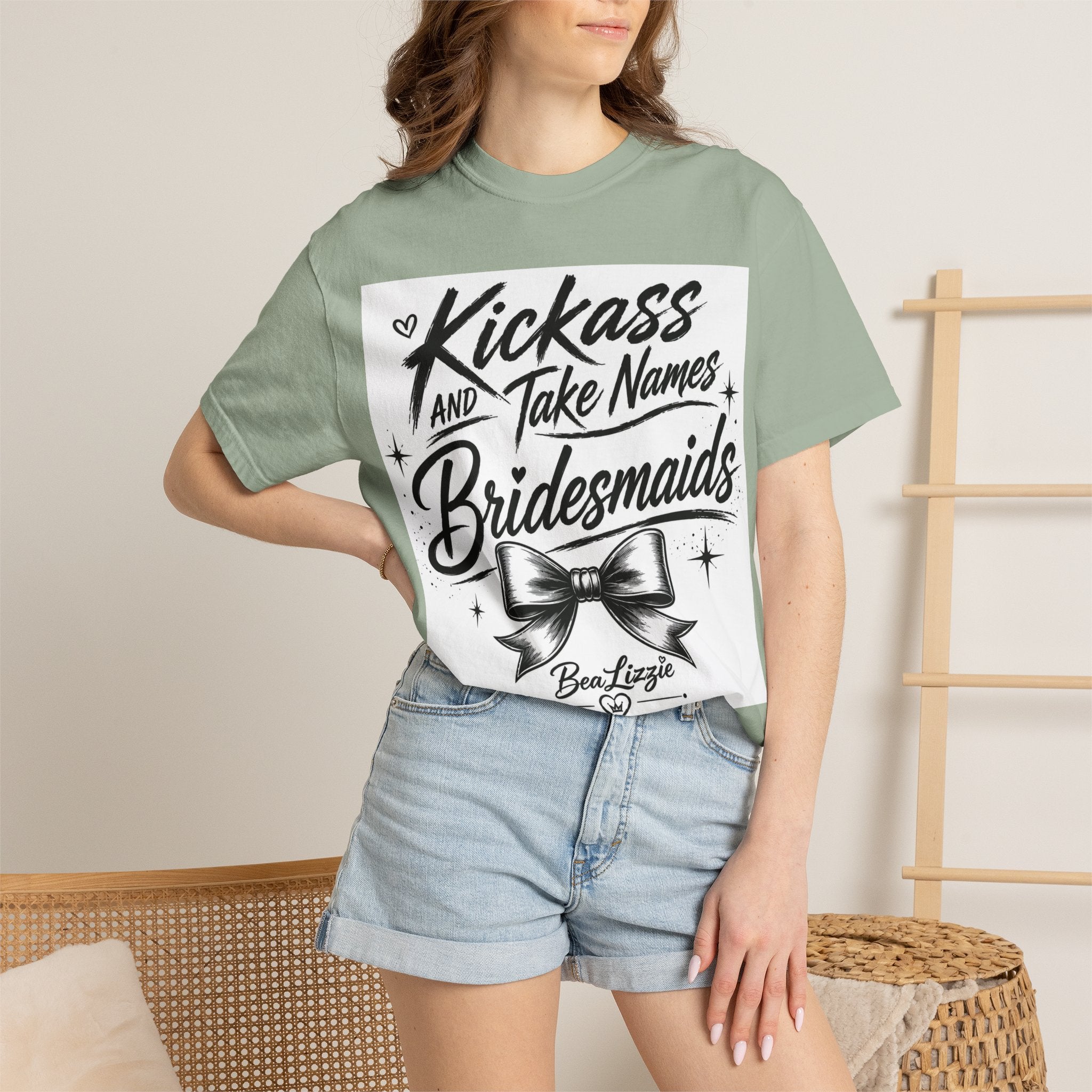 Bridesmaid T-Shirt - "Kickass and Take Names" Bridal Party Tee