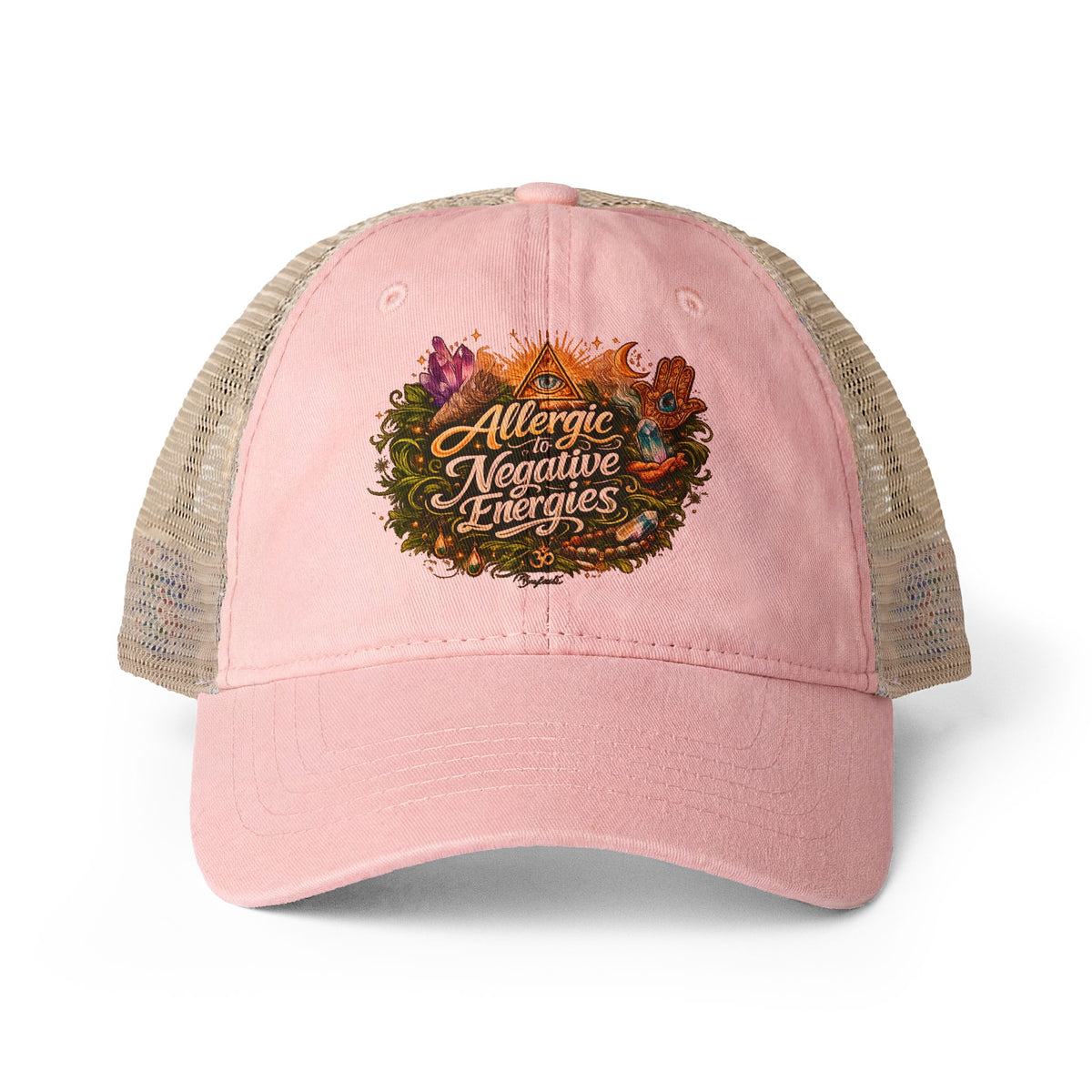 Women's Washed Mesh-Back Cap